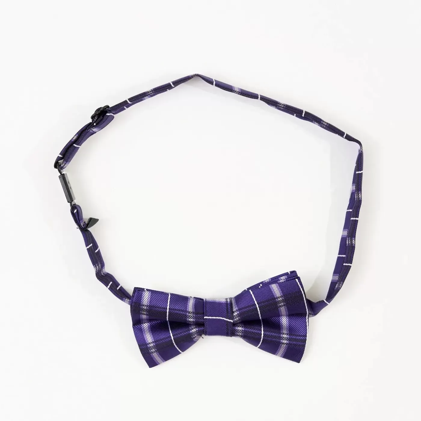 Ollies Place Boys Purple Plaid Bow Tie< Bows, Ties & Suspenders