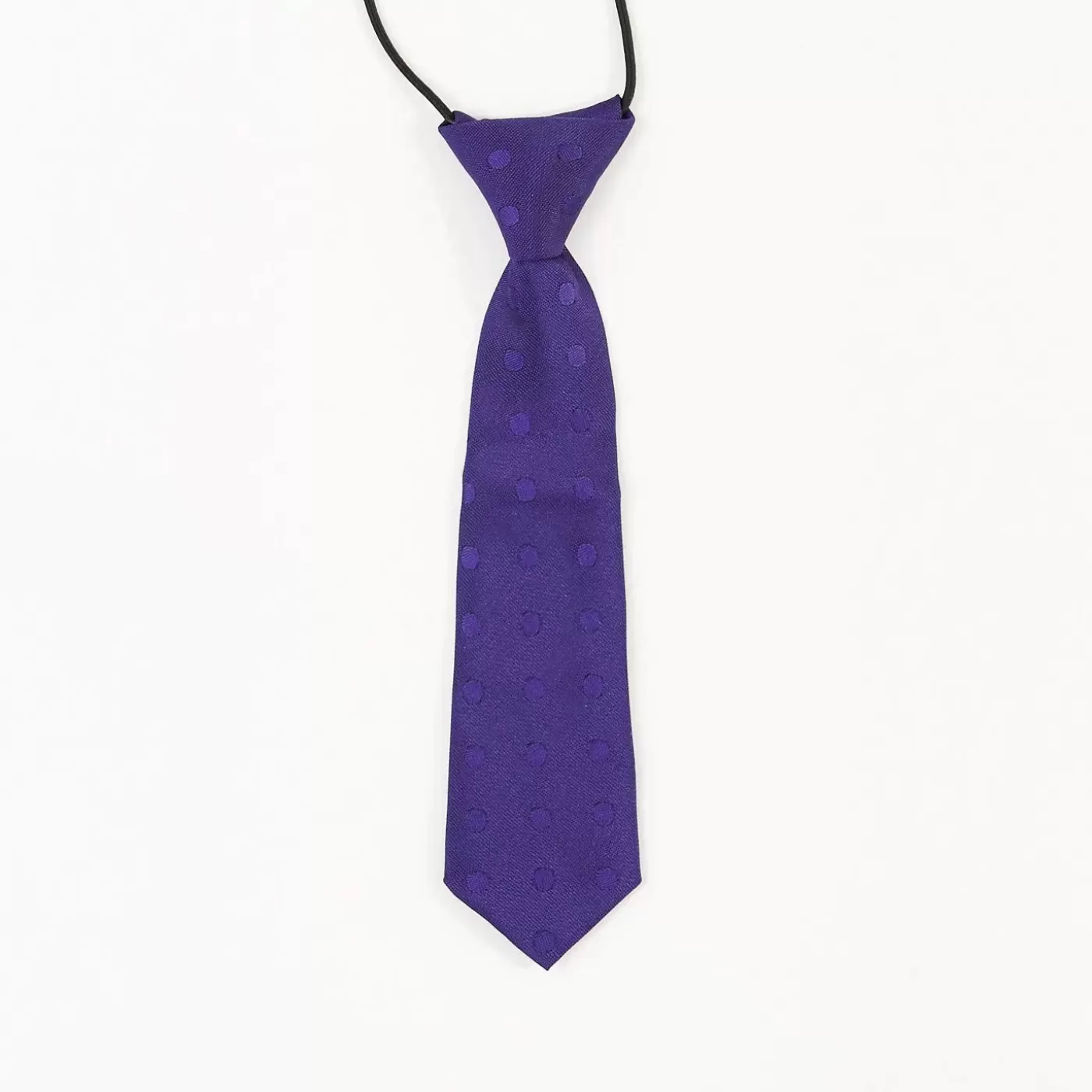 Ollies Place Boys Purple Polka Dot Tie< Bows, Ties & Suspenders