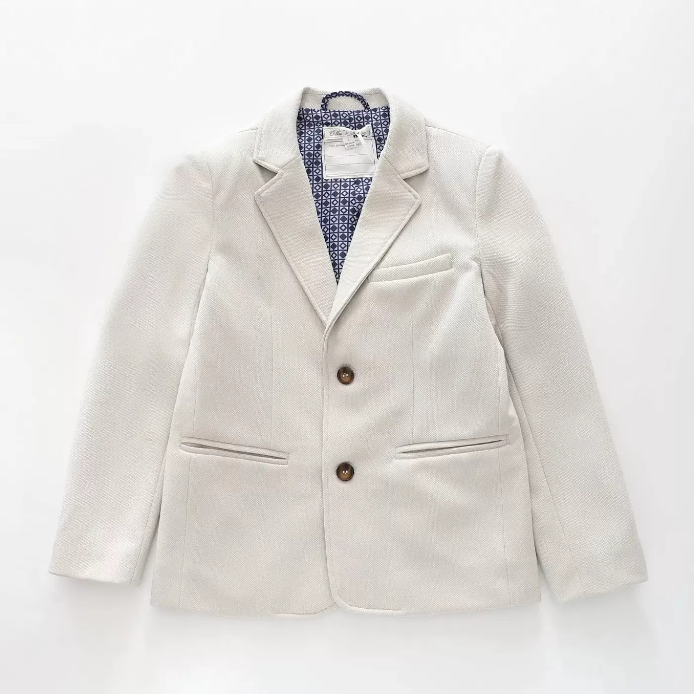 Ollies Place Boys Stone Textured Blazer<BOY Suits | Suits