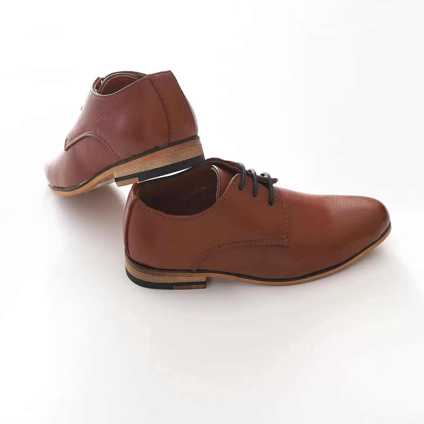 Ollies Place Boys Tan Formal Shoes<BOY Accessories