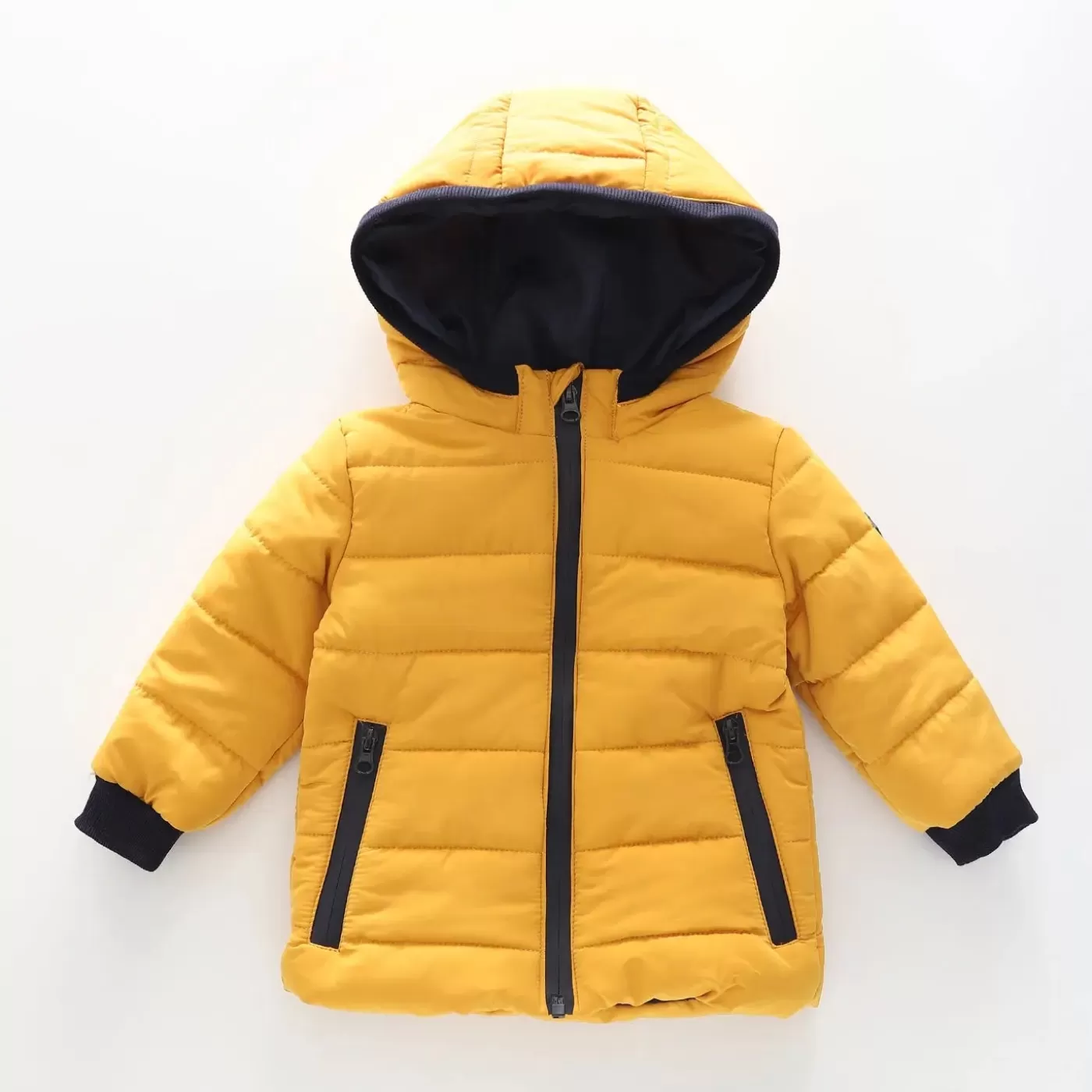 Ollies Place Boys' Yellow Puffer Jacket<BOY Jackets & Outerwear