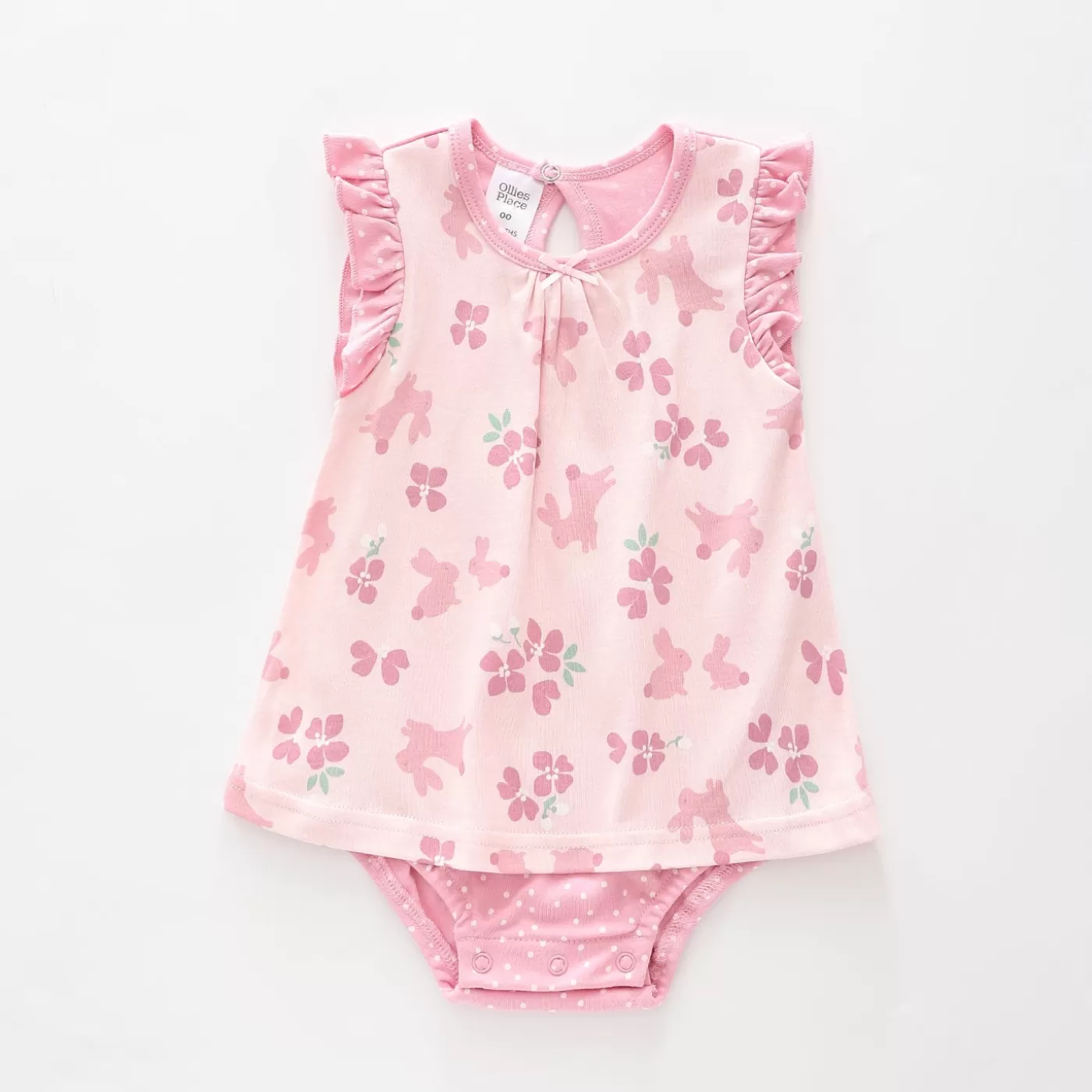 Ollies Place Bunny Romper Dress< Dresses