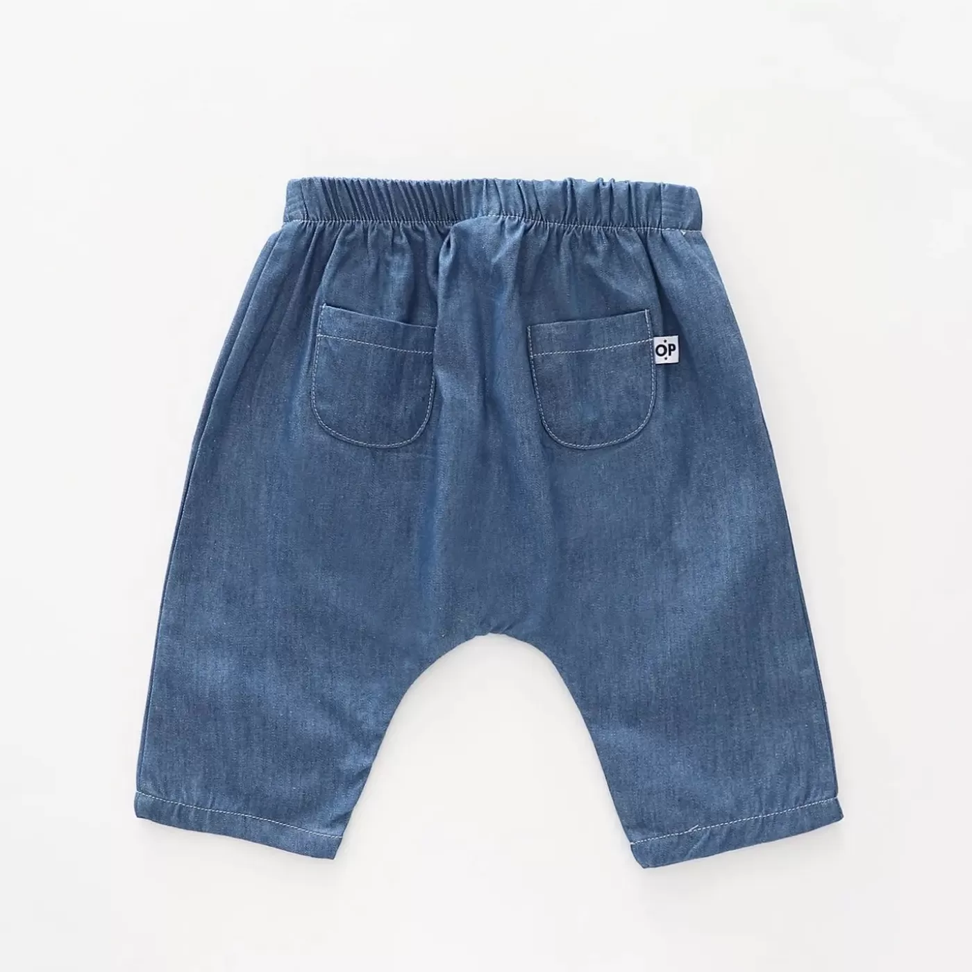 Ollies Place Chambray Drop Crotch Pants<BOY Pants & Leggings