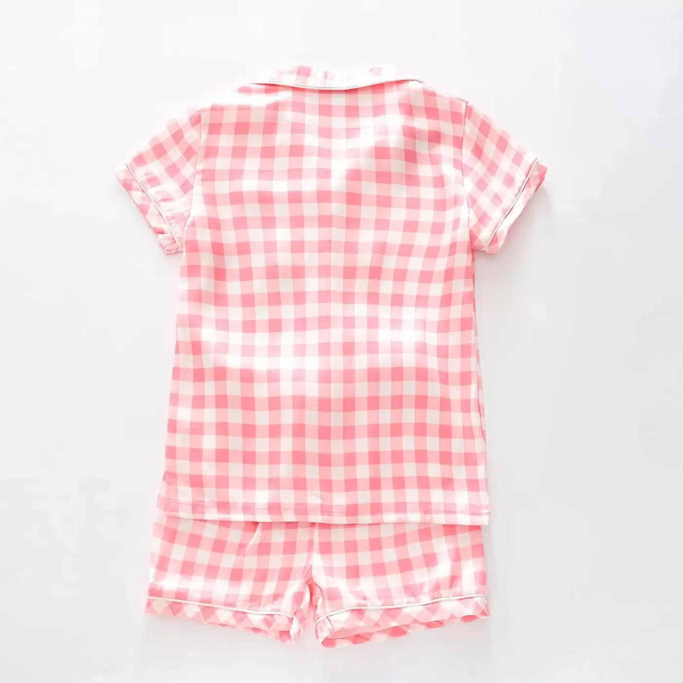 Ollies Place Check Satin Pyjama Set< Sleepwear | 1 Year