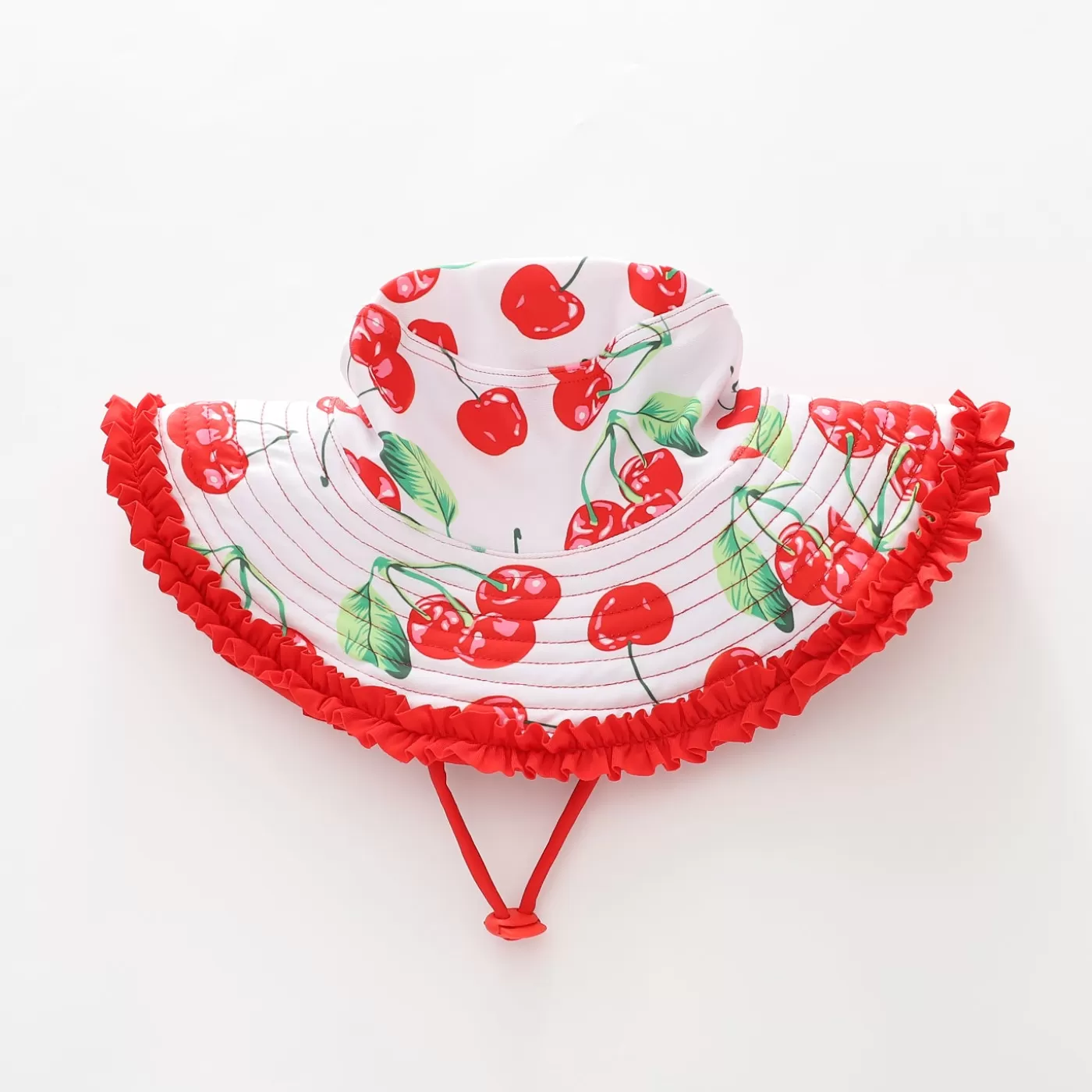 Ollies Place Cherry Print Bucket Hat< Swimwear | 6-12M