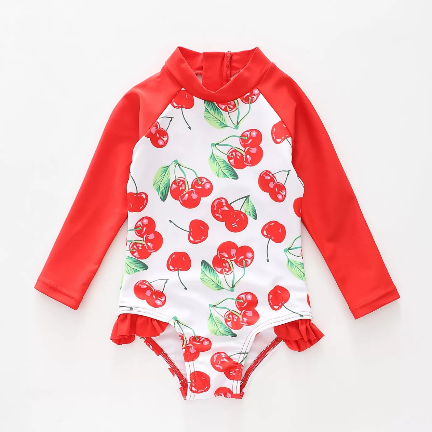 Ollies Place Cherry Print Paddle Suit< Swimwear