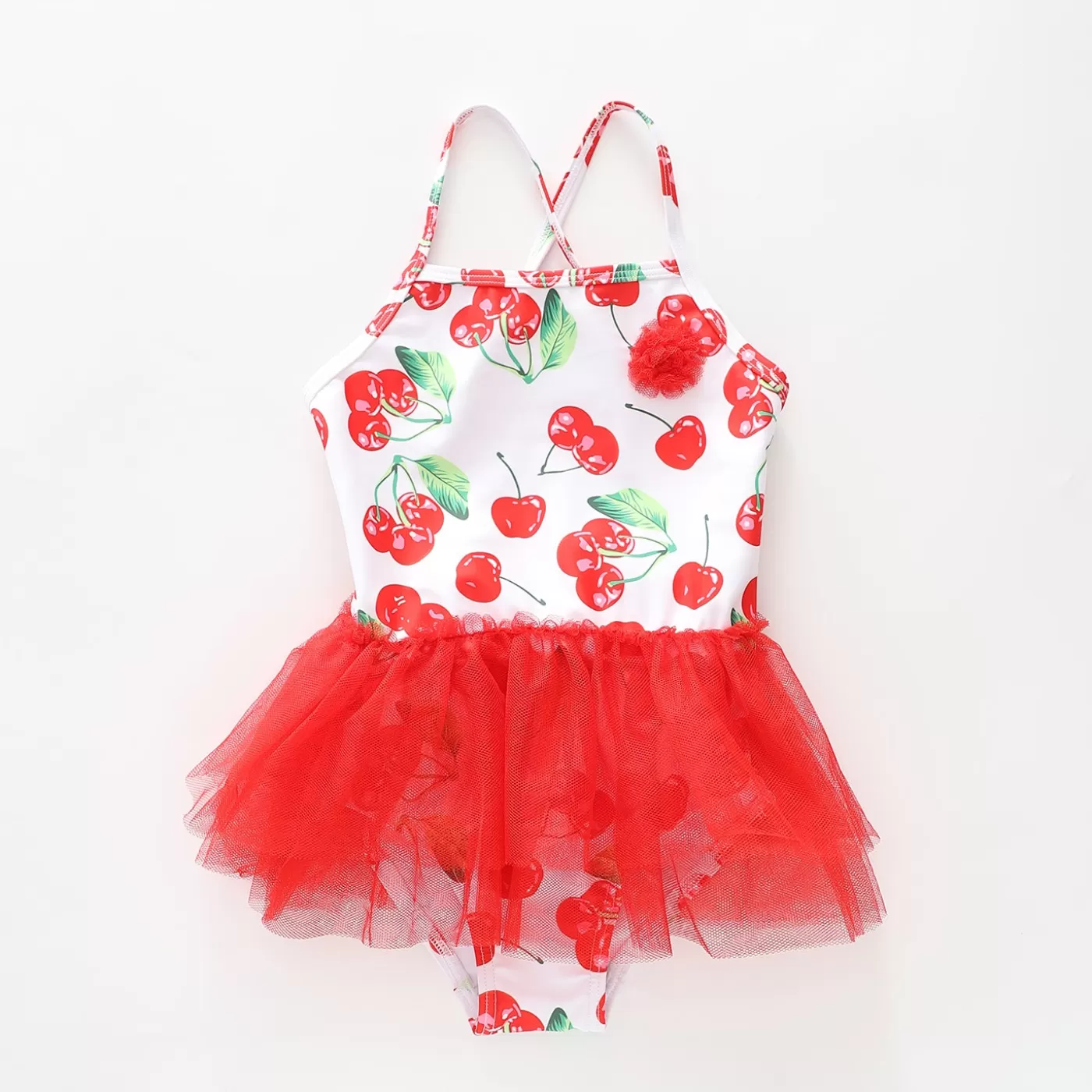 Ollies Place Cherry Tutu Swimsuit< Swimwear