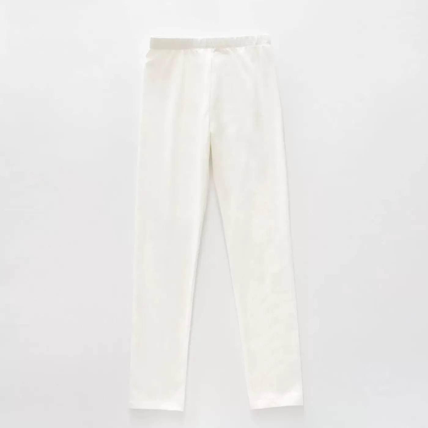 Ollies Place Classic Pull On Legging With Elastic Waist Ivory< Pants, Legging & Jeans | 9 Year