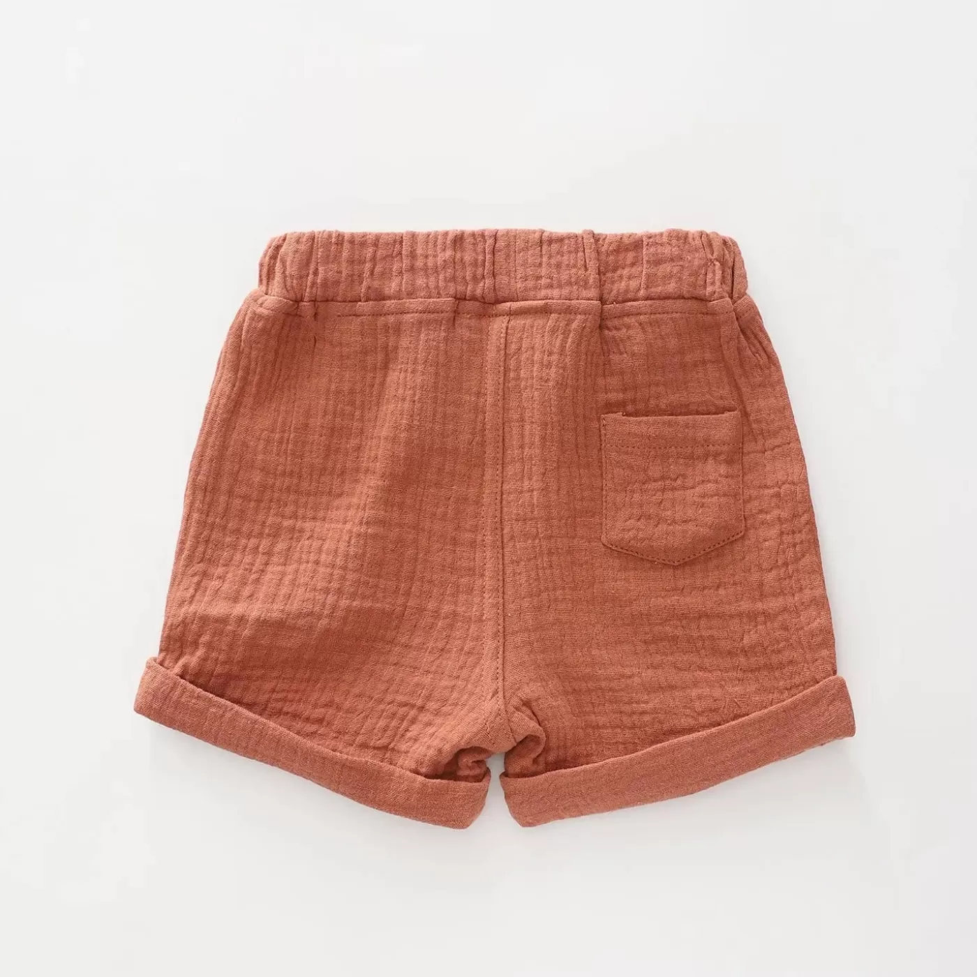 Ollies Place Clay Cheesecloth Shorts<BOY Shorts