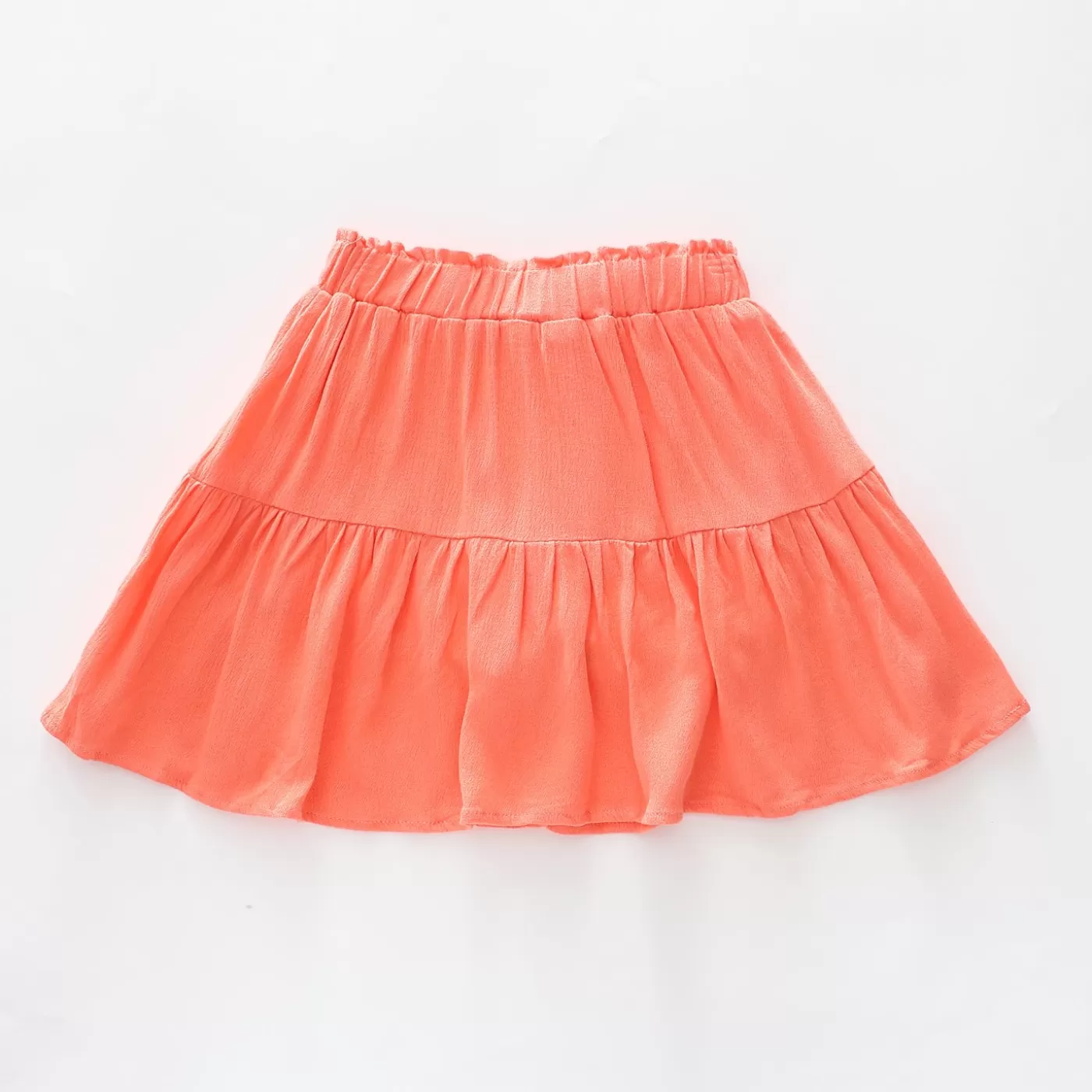 Ollies Place Coral Cheesecloth Skirt< Shorts & Skirts