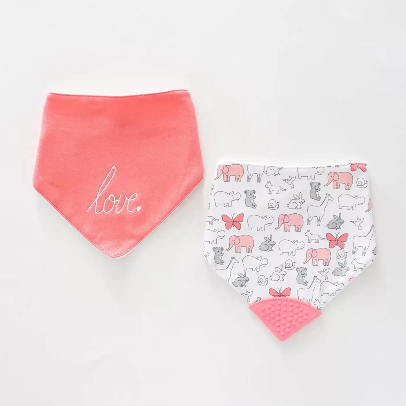 Ollies Place Coral Creatures 2pc Bandana Bib Set< All Accessories | Accessories