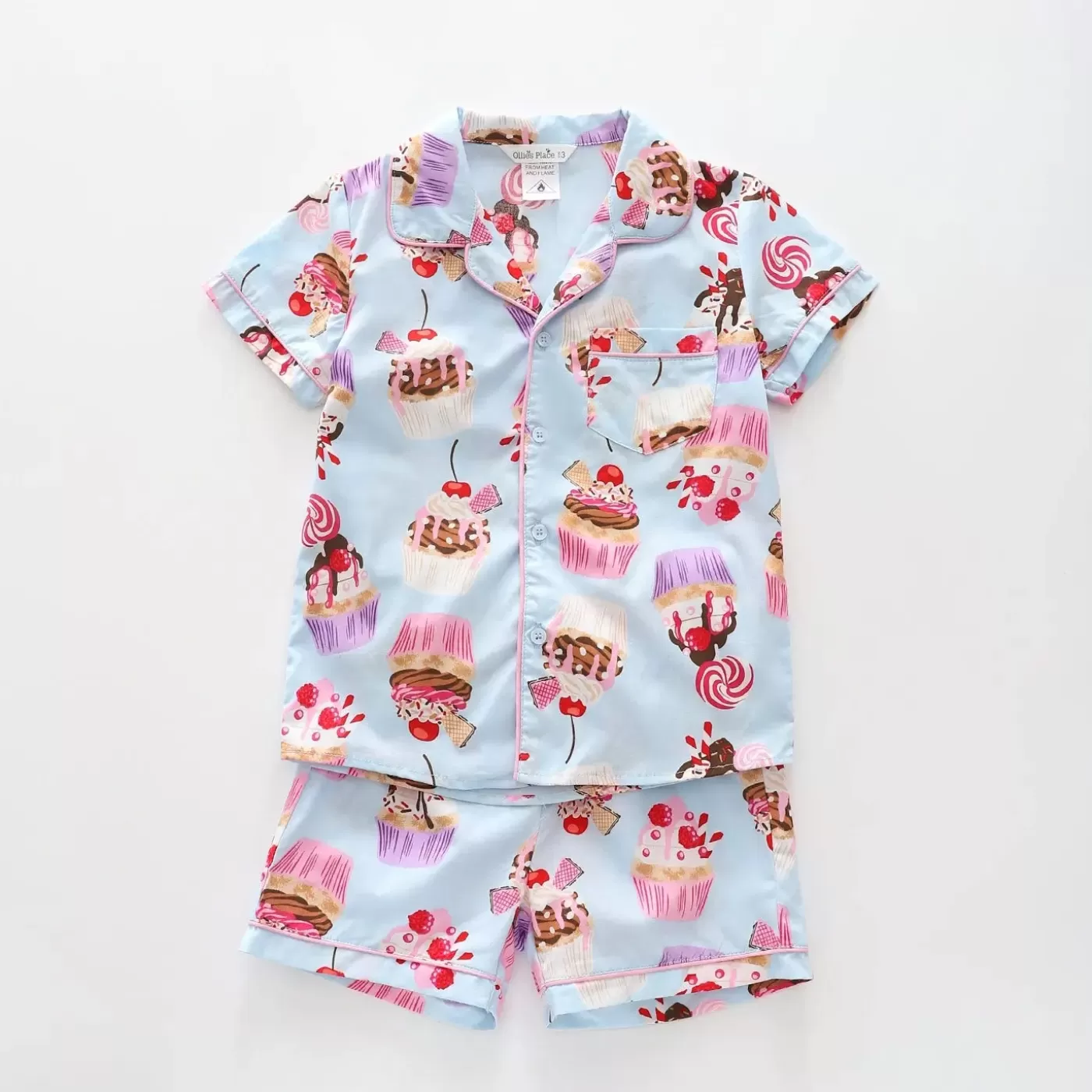 Ollies Place Cupcake Pyjama Set< Dresses | 1 Year