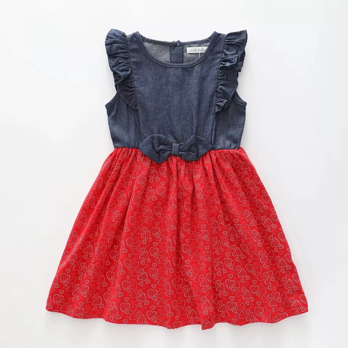 Ollies Place Denim Love, Girls Dress< Dresses