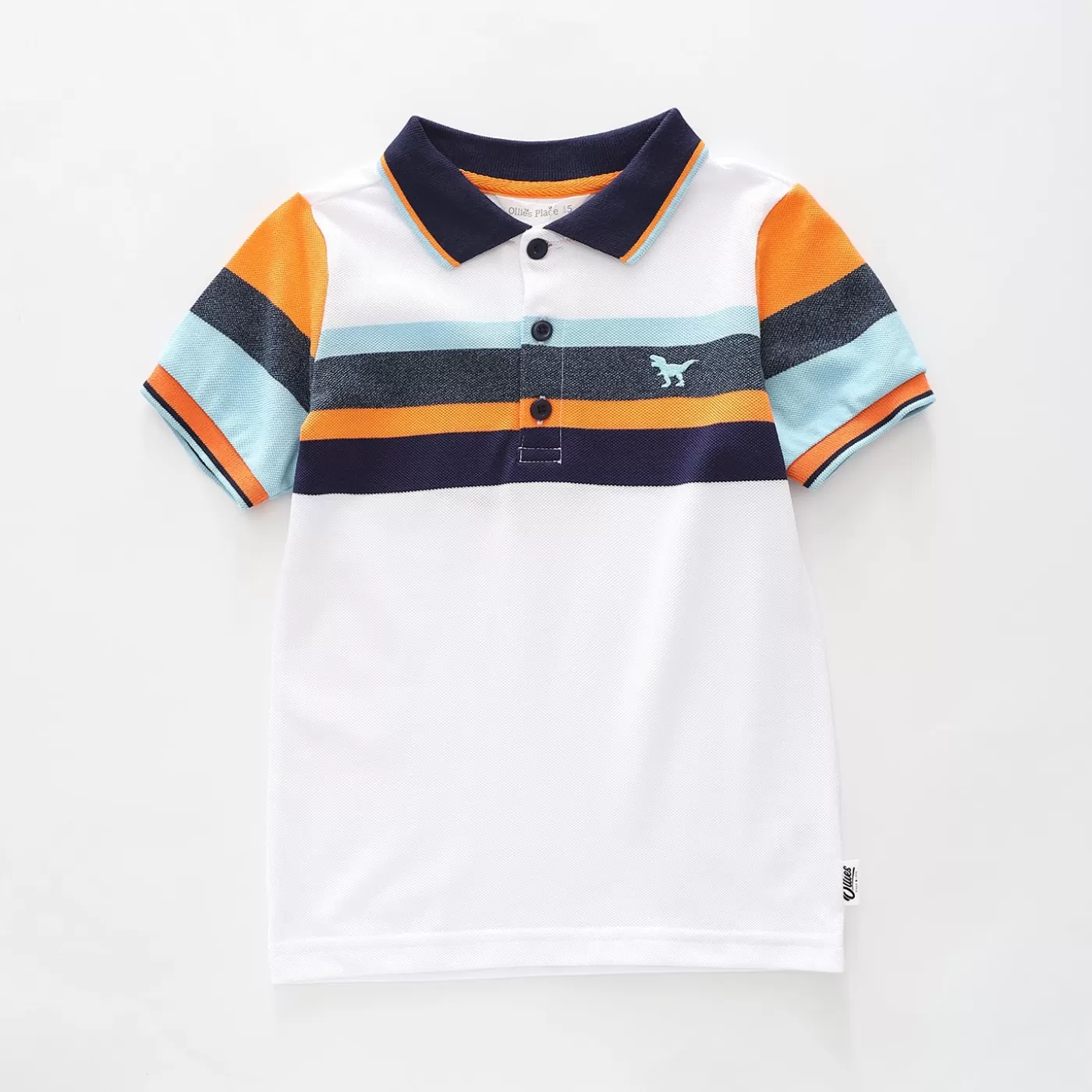 Ollies Place Dino Stripe Polo Top<BOY T-Shirts, Tops & Polos