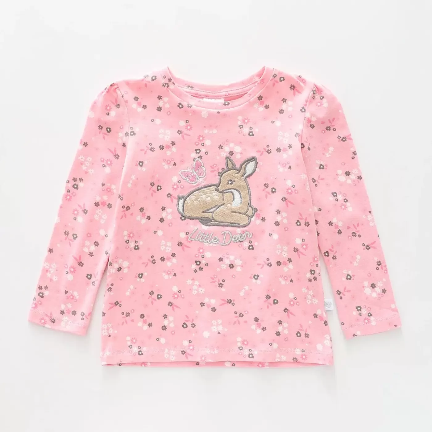 Ollies Place Ditsy Dear, Infant Girls Winter Top< Tops & T-Shirts