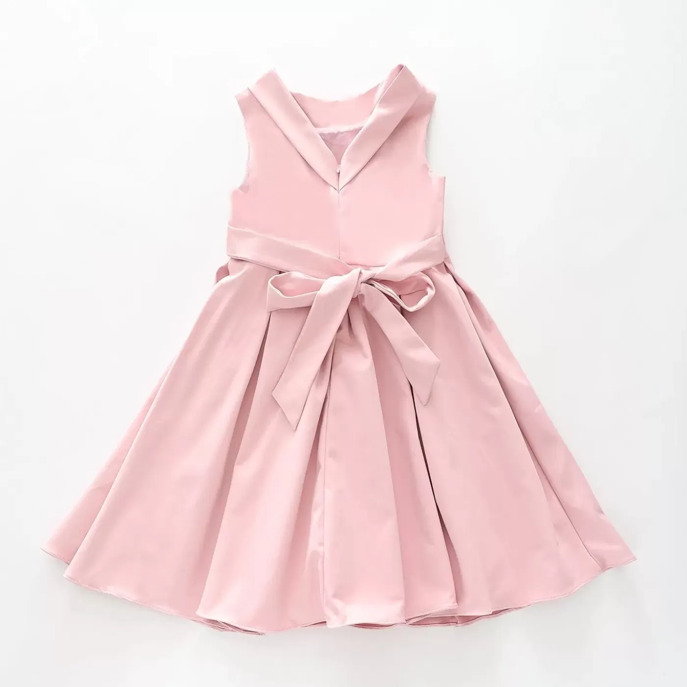 Ollies Place Dusty Pink Satin Dress< 1 Year | 2 Year