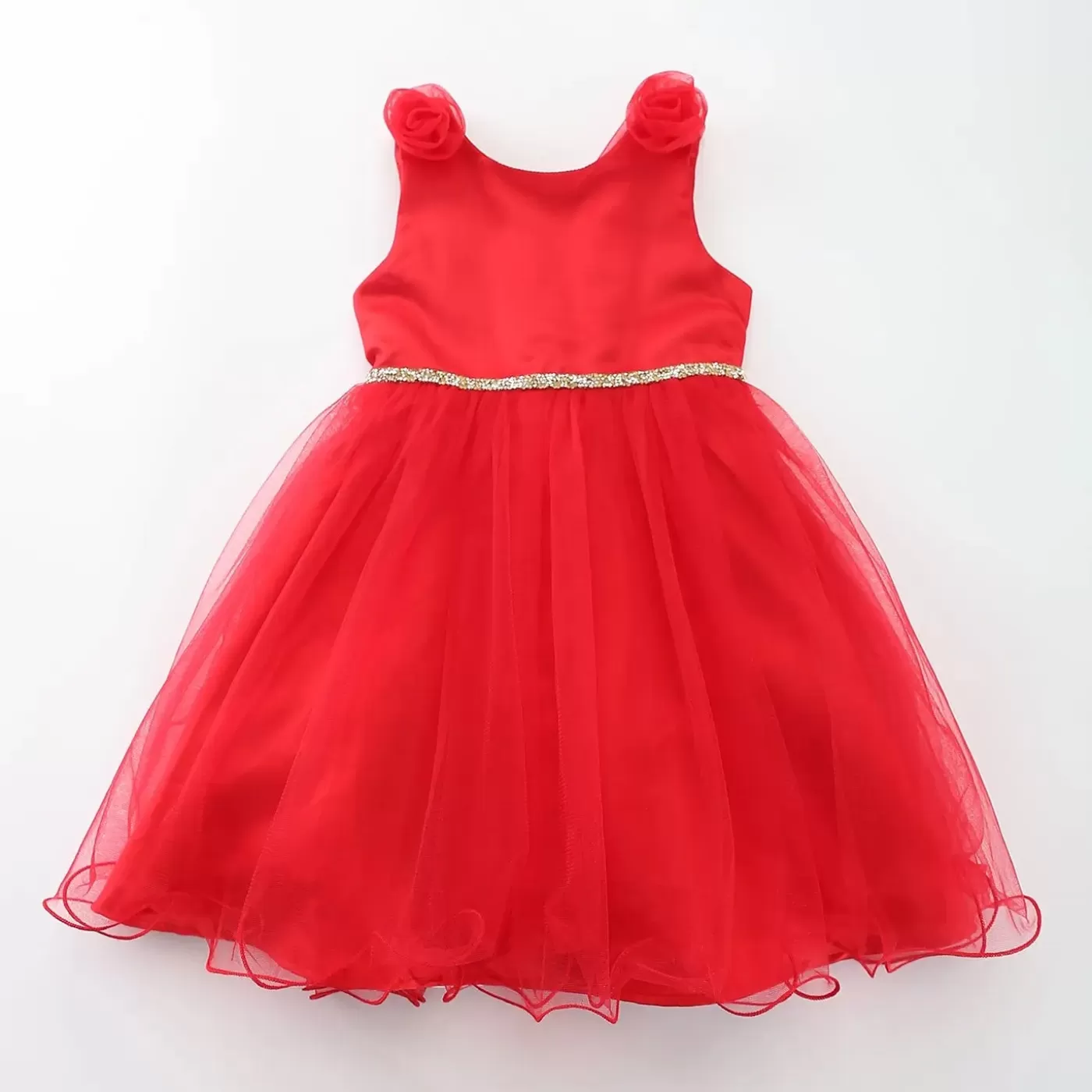 Ollies Place Elegant Red Tulle Dress< Party & Formal | Party & Formal