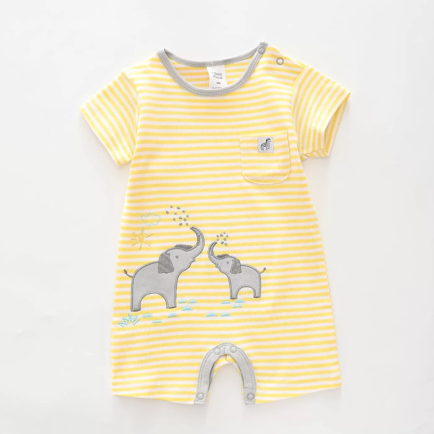 Ollies Place Elephant Romper< Rompers | Prem