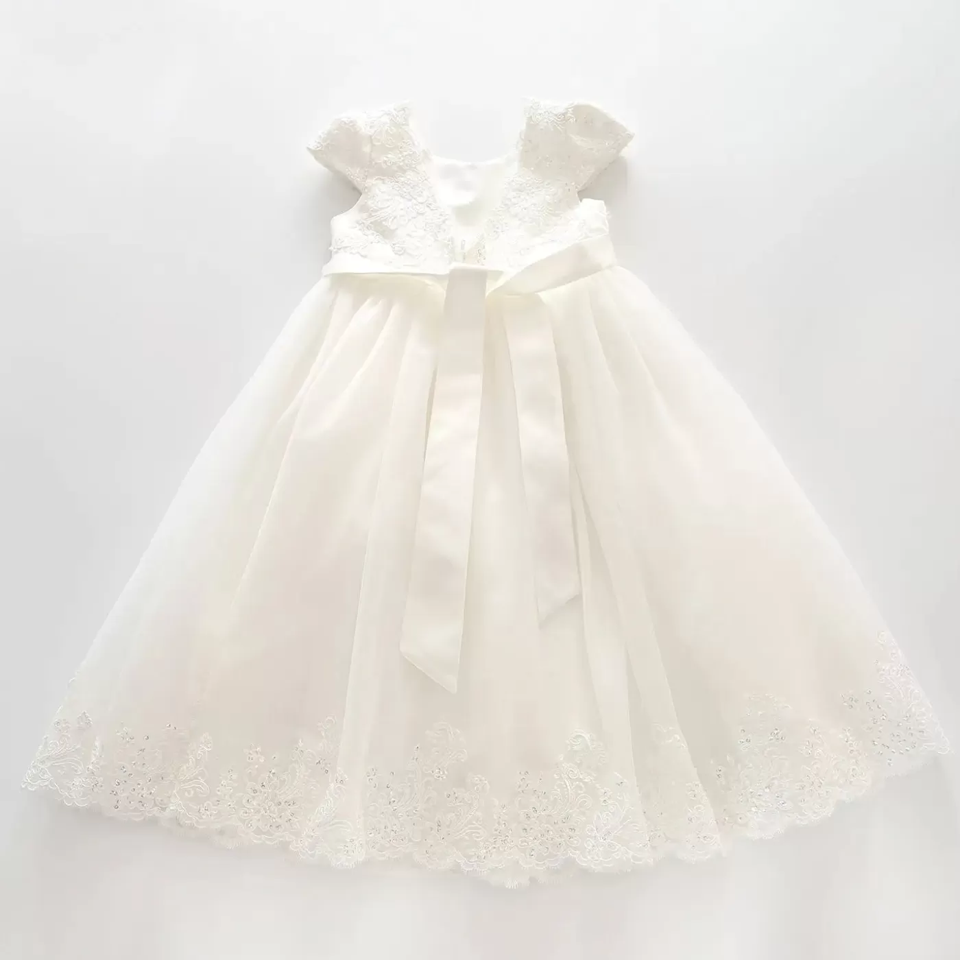 Ollies Place Embroidered Formal Dress with Dimontee Bow< Party & Formal | Party & Formal