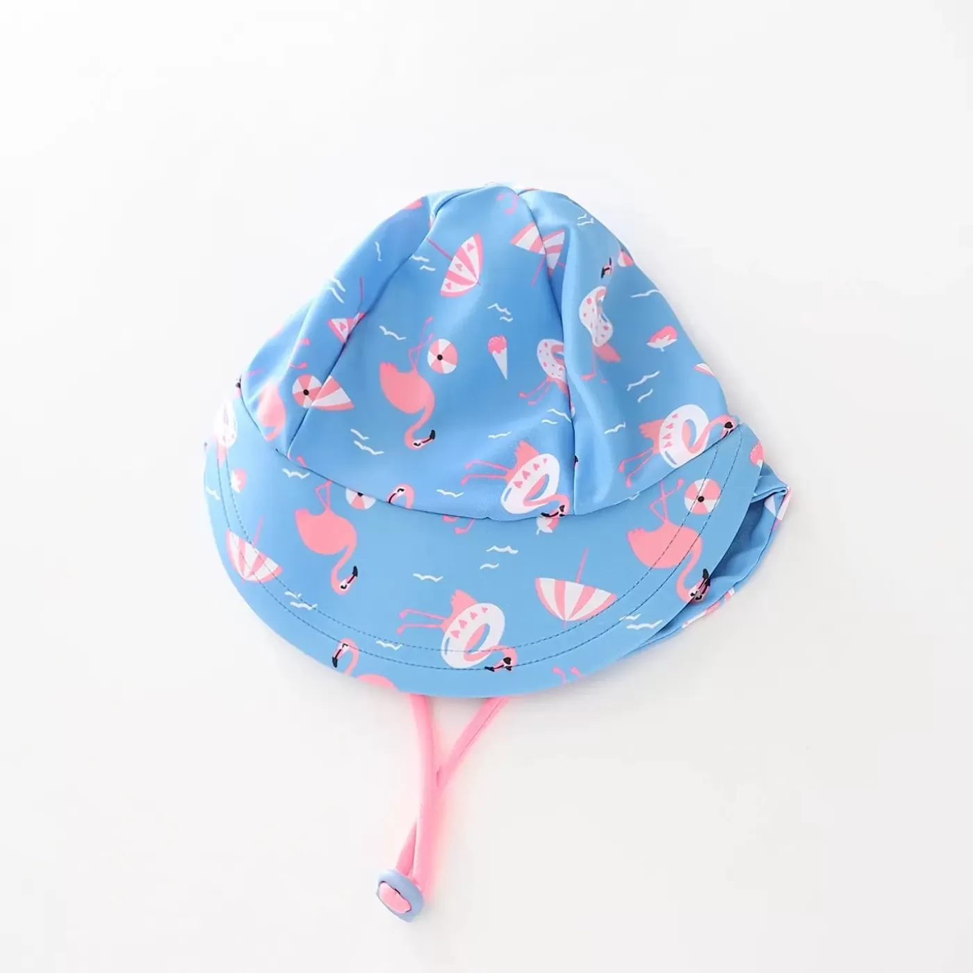 Ollies Place Flamingo Fun Flap Hat< Swimwear | 6-12M