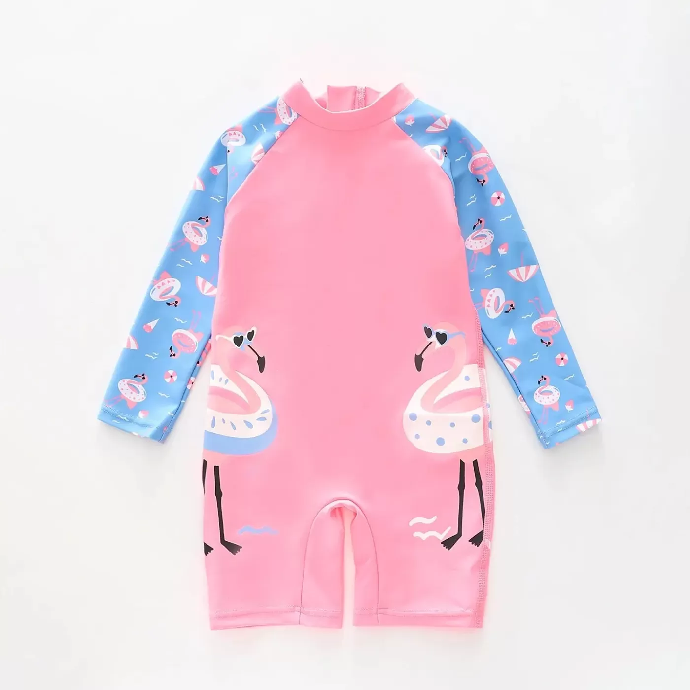 Ollies Place Flamingo Fun Rashie Swimsuit< Swimwear