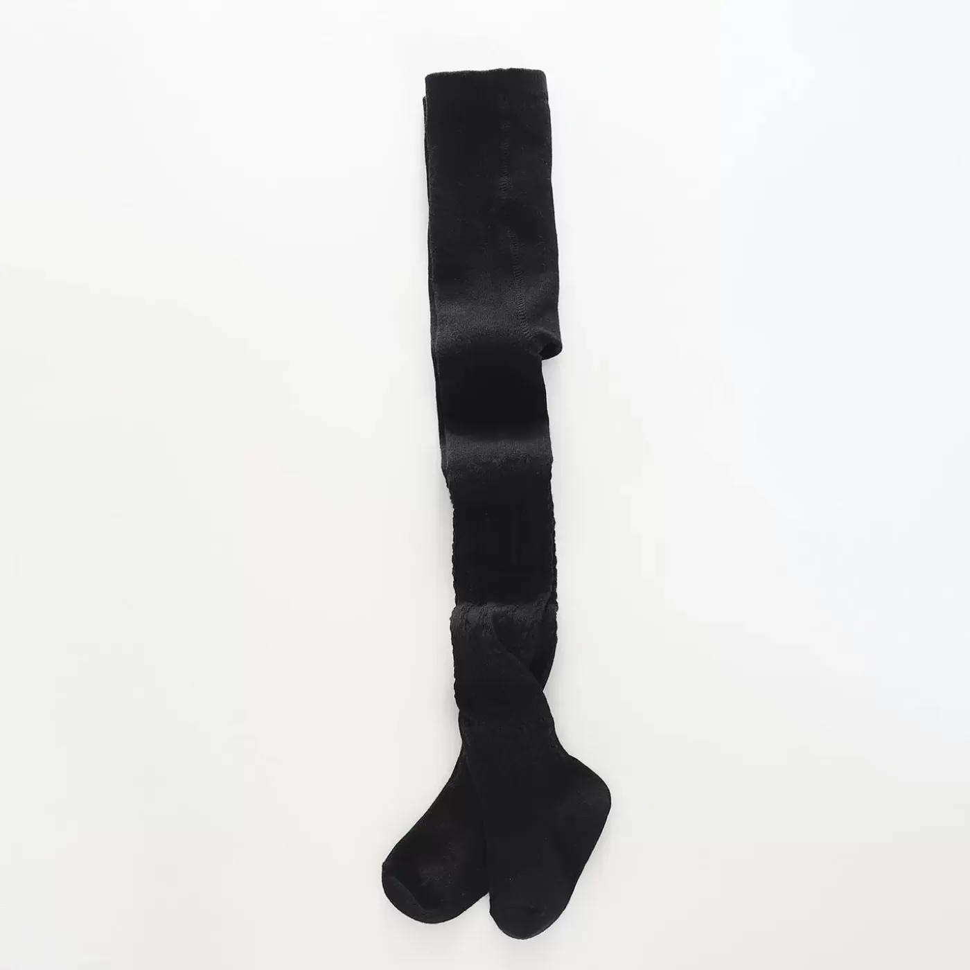 Ollies Place Girls Black Cable Knit Tights< Socks & Tights | Accessories