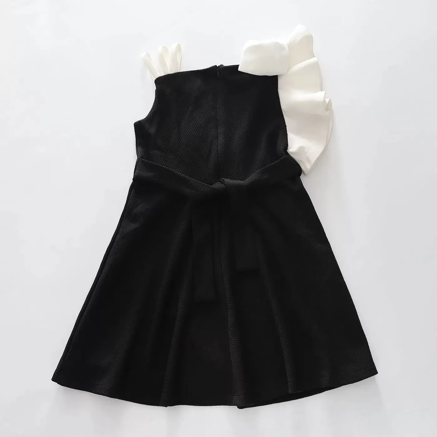 Ollies Place Girls Black One Shoulder Party Dress< 9 Year