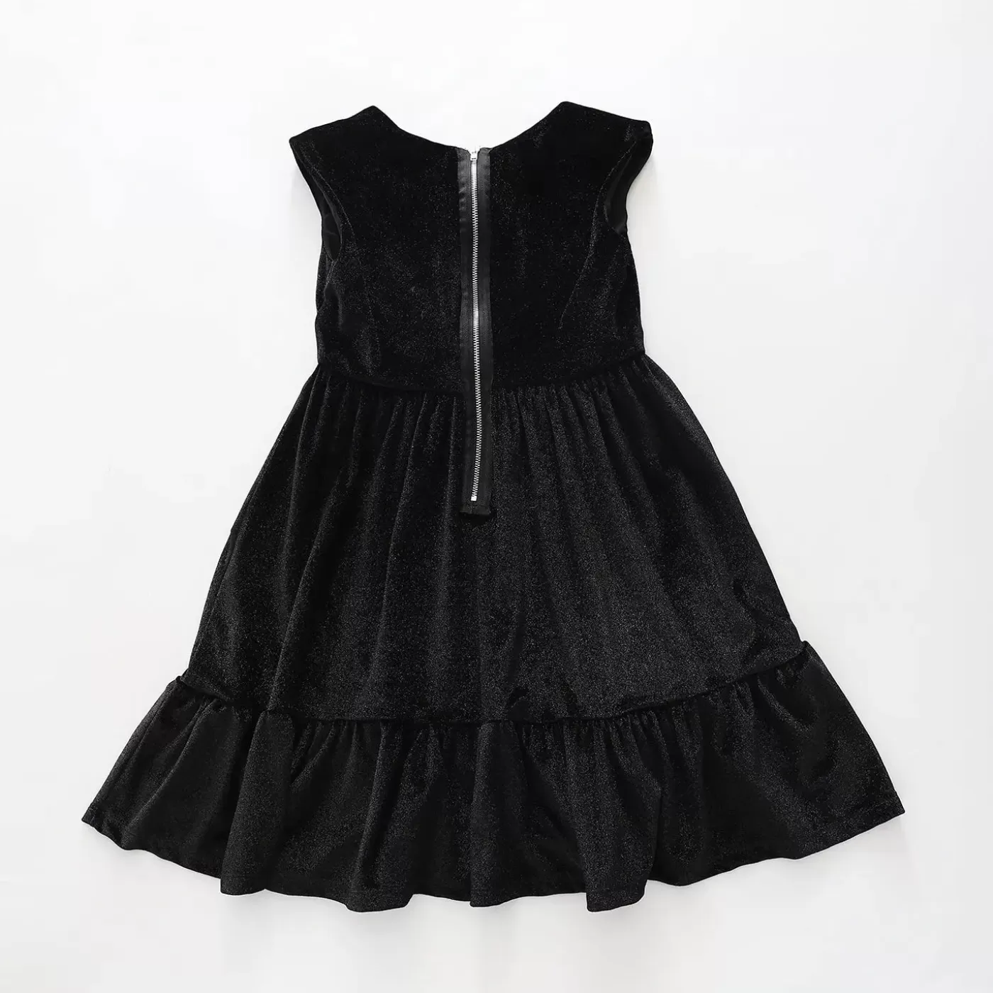 Ollies Place Girls Black Velvet Party Dress< 9 Year