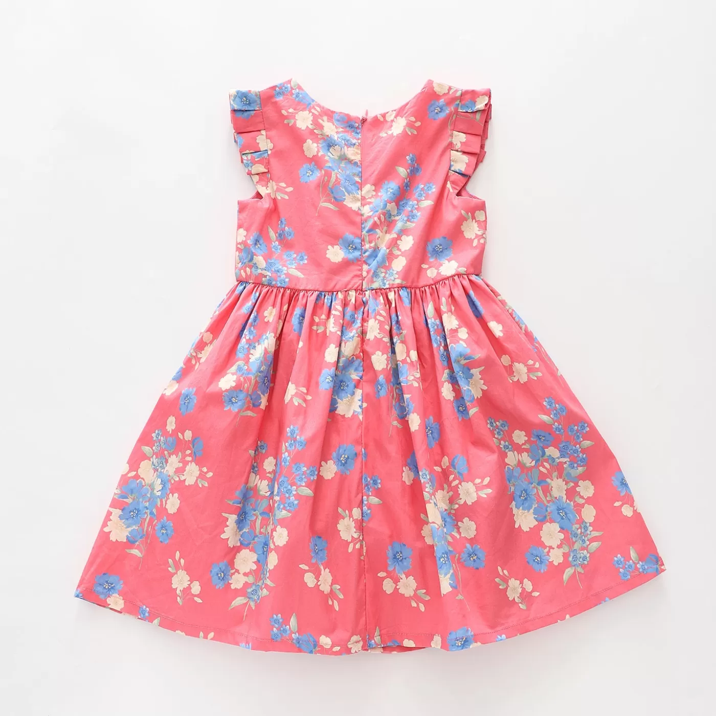 Ollies Place Girls Blue Blooms Dress< Dresses