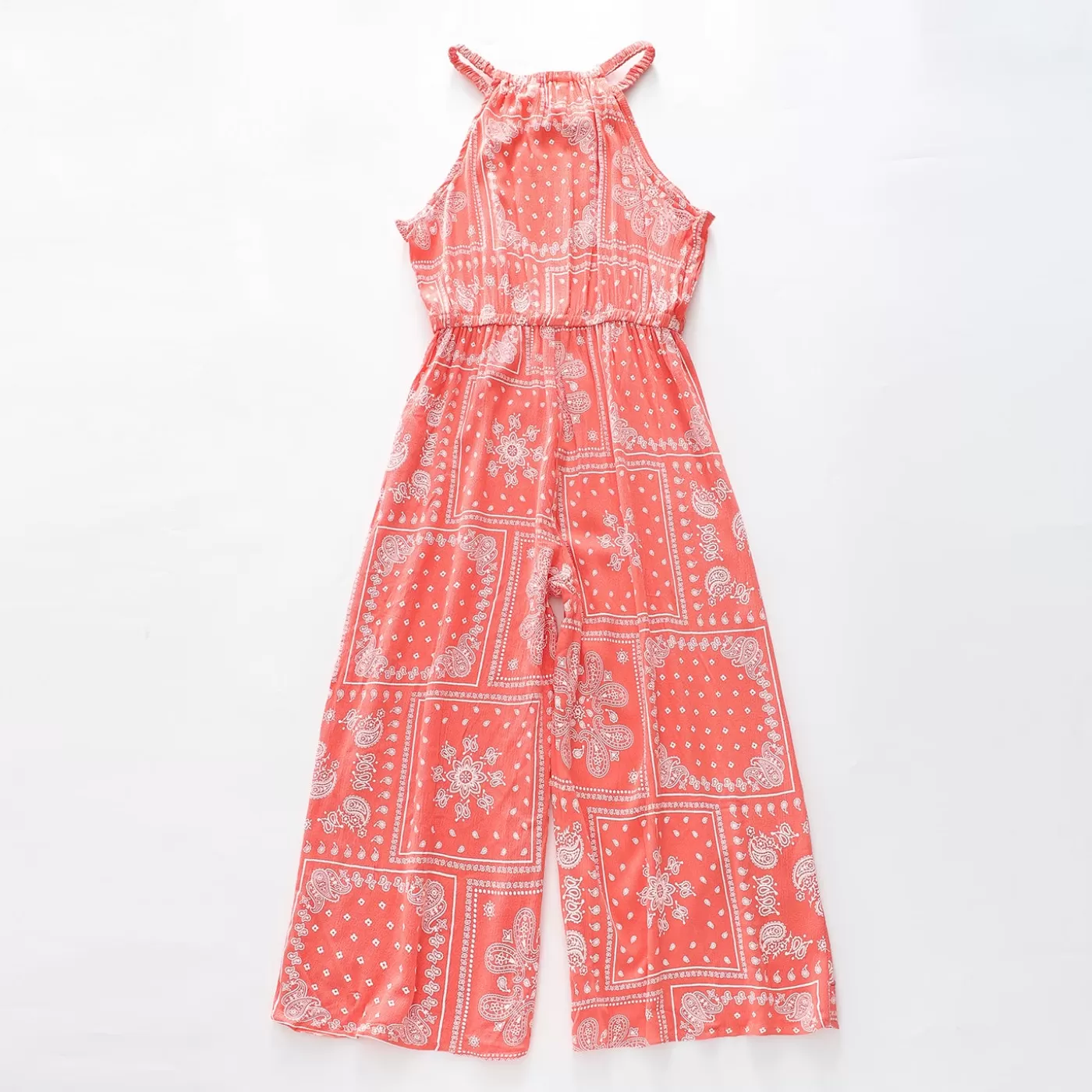 Ollies Place Girls Boho Coral Jumpsuit< Overalls & Jumpsuits