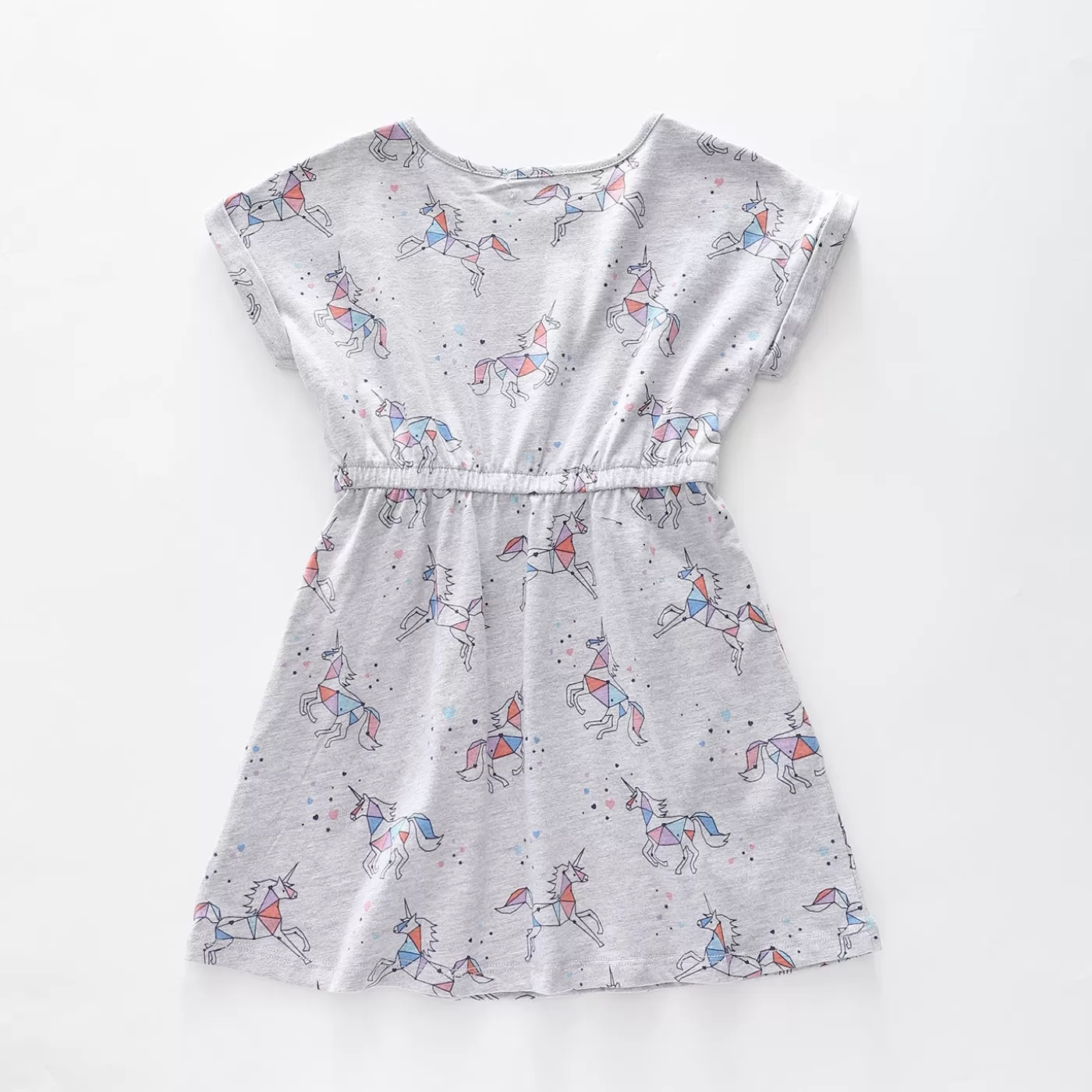 Ollies Place Girls Cotton Unicorn Dress< Dresses