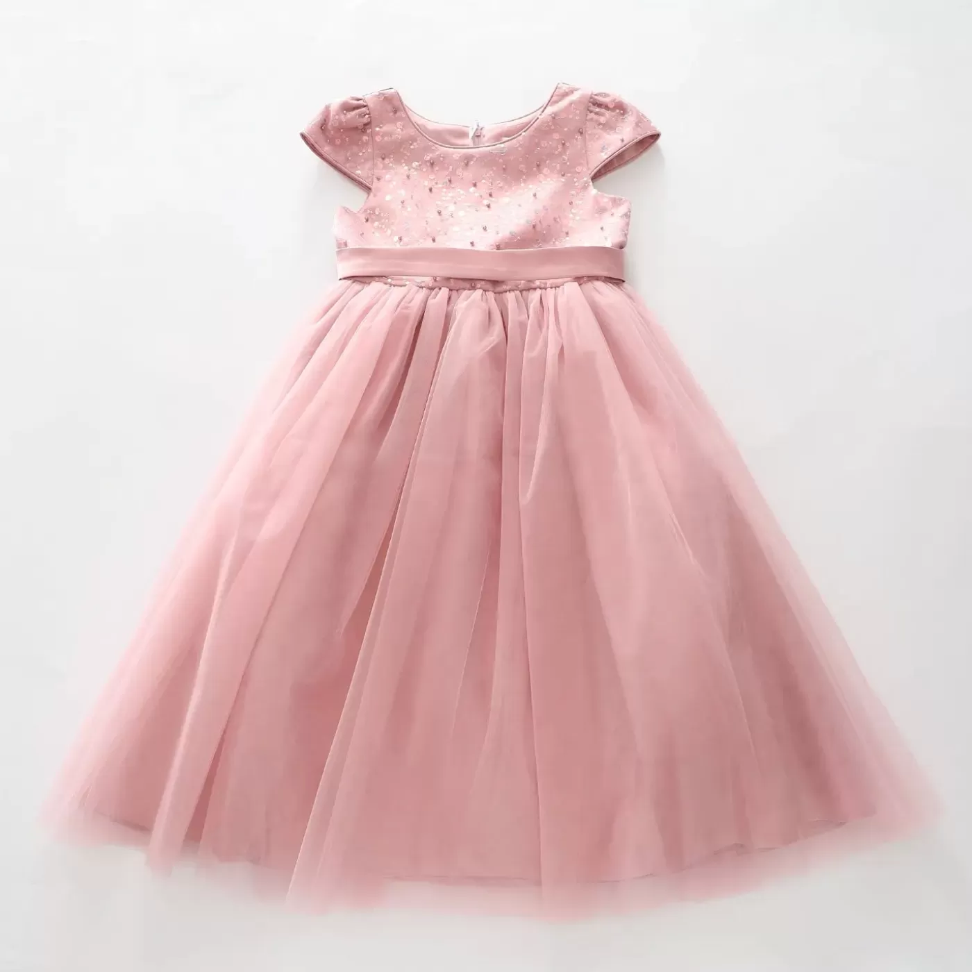 Ollies Place Girls Dusty Rose, Sequin Formal Dress< Party & Formal | Party & Formal