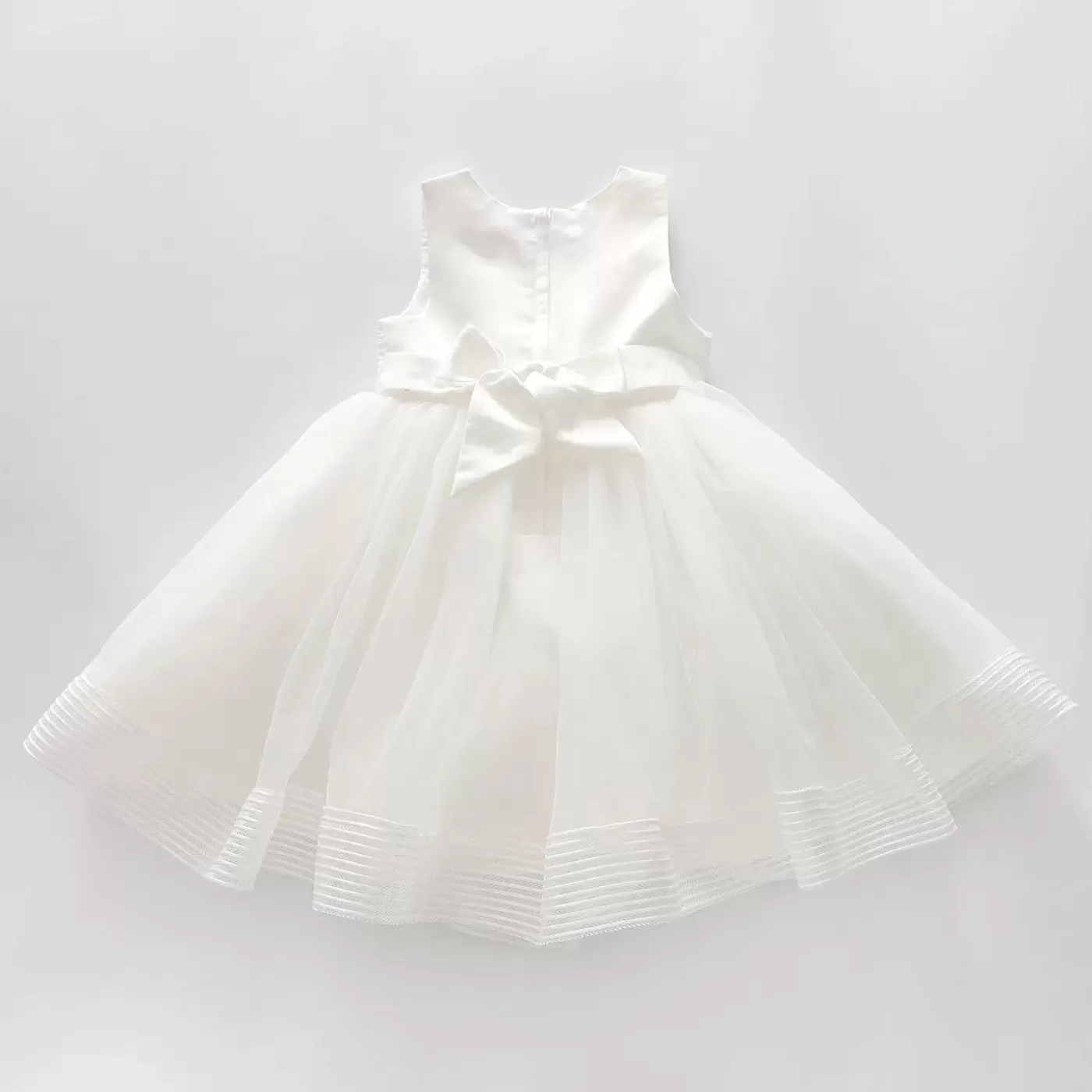 Ollies Place Girls' Elegant Tulle Formalwear Dress - Ivory< Party & Formal | Party & Formal