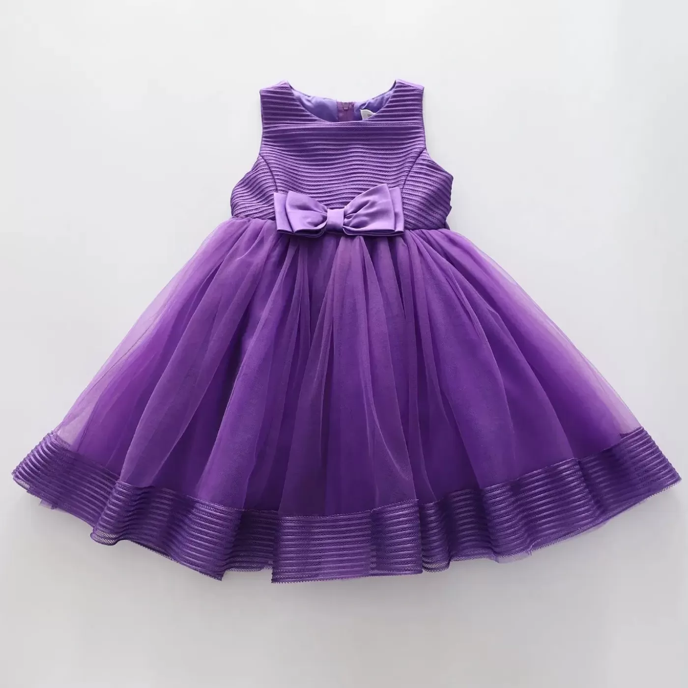 Ollies Place Girls' Elegant Tulle Formalwear Dress - Purple< Party & Formal | Party & Formal