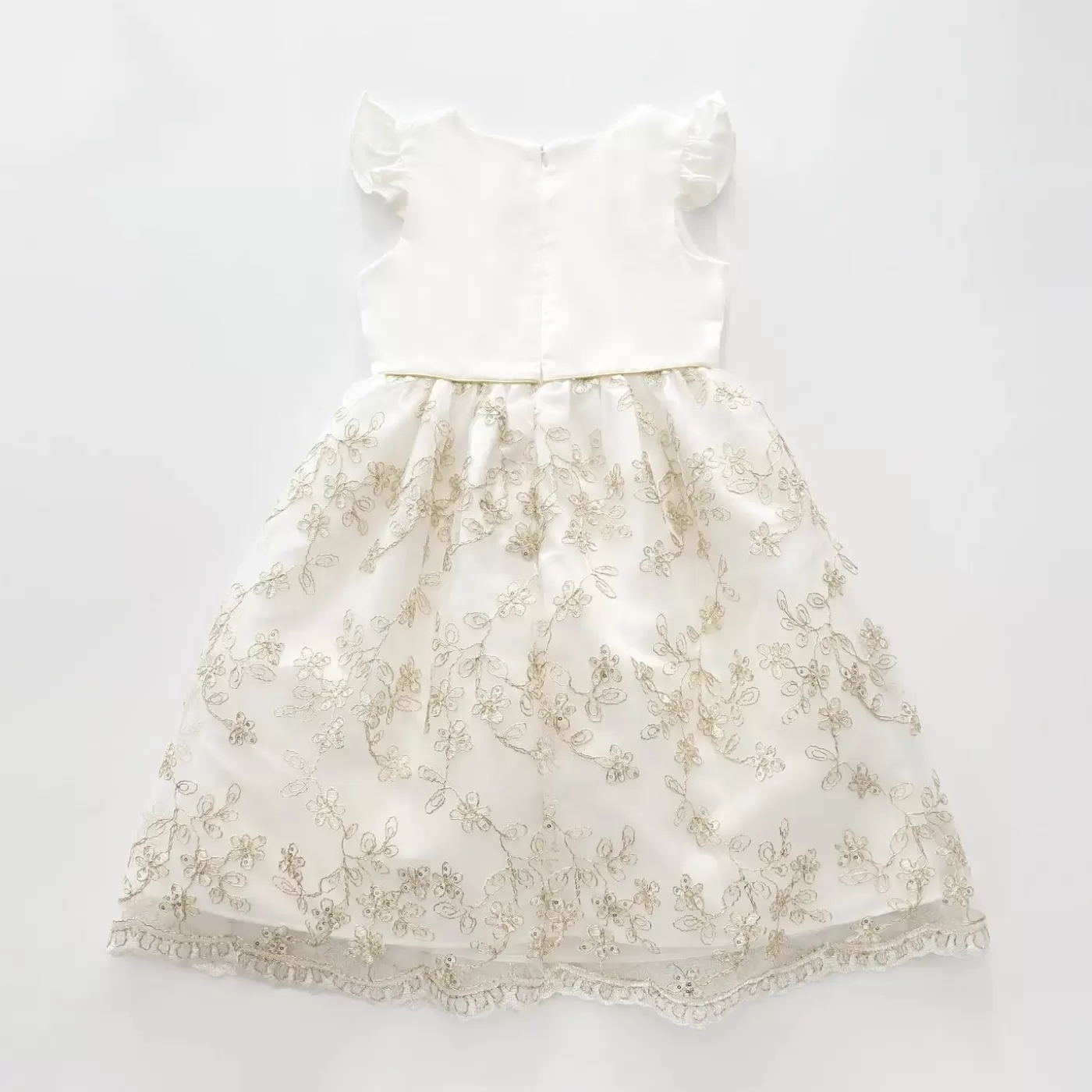 Ollies Place Girls Gold Lace Party Dress< 1 Year | 2 Year