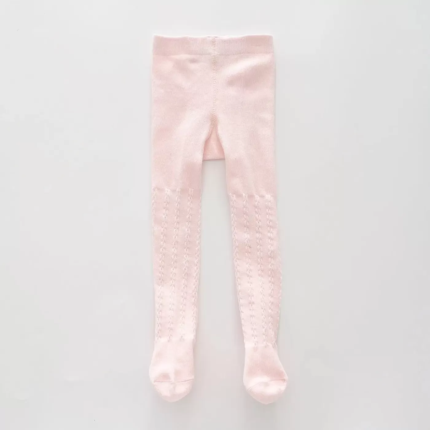 Ollies Place Girls Pink Cable Knit Tights< Socks & Tights