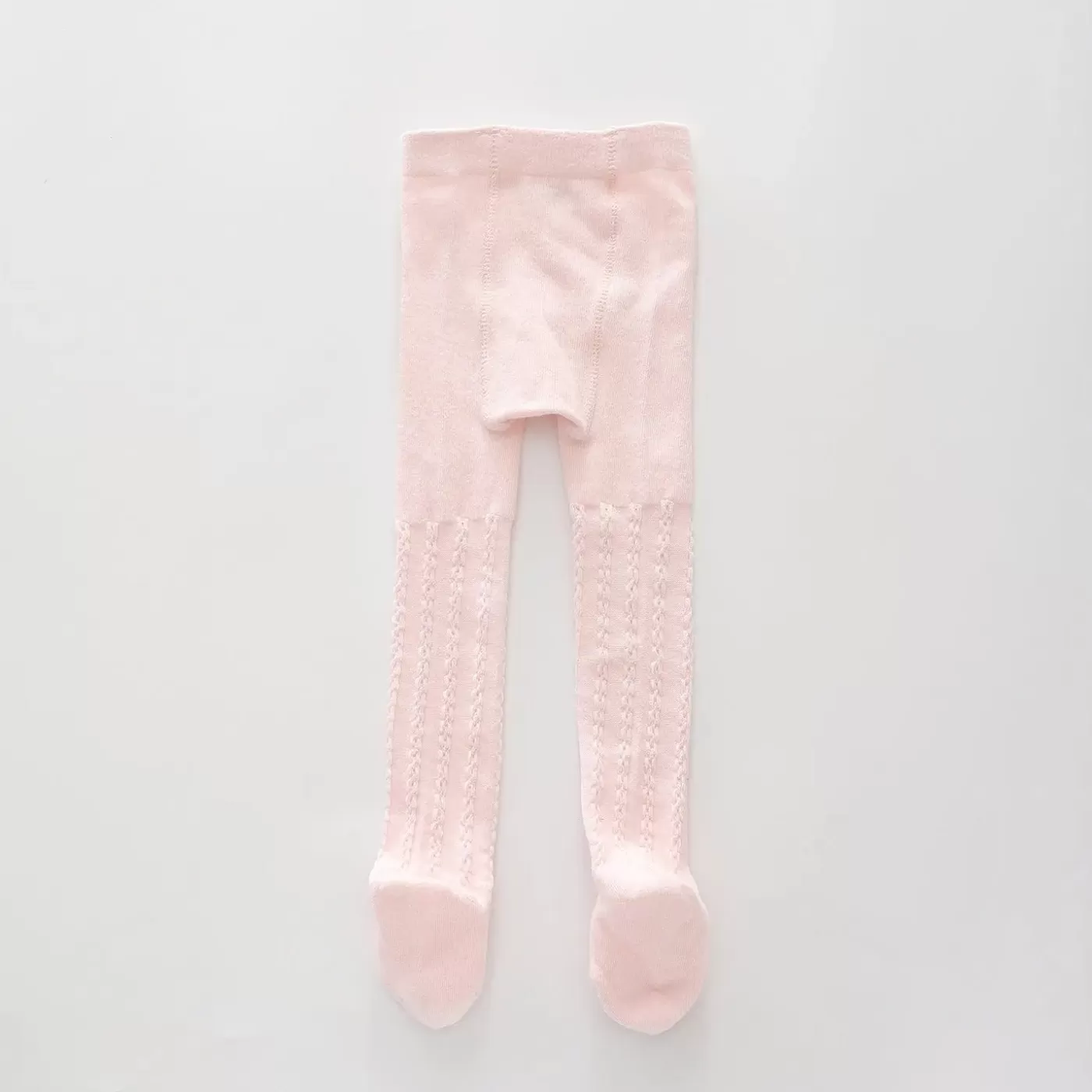 Ollies Place Girls Pink Cable Knit Tights< Socks & Tights