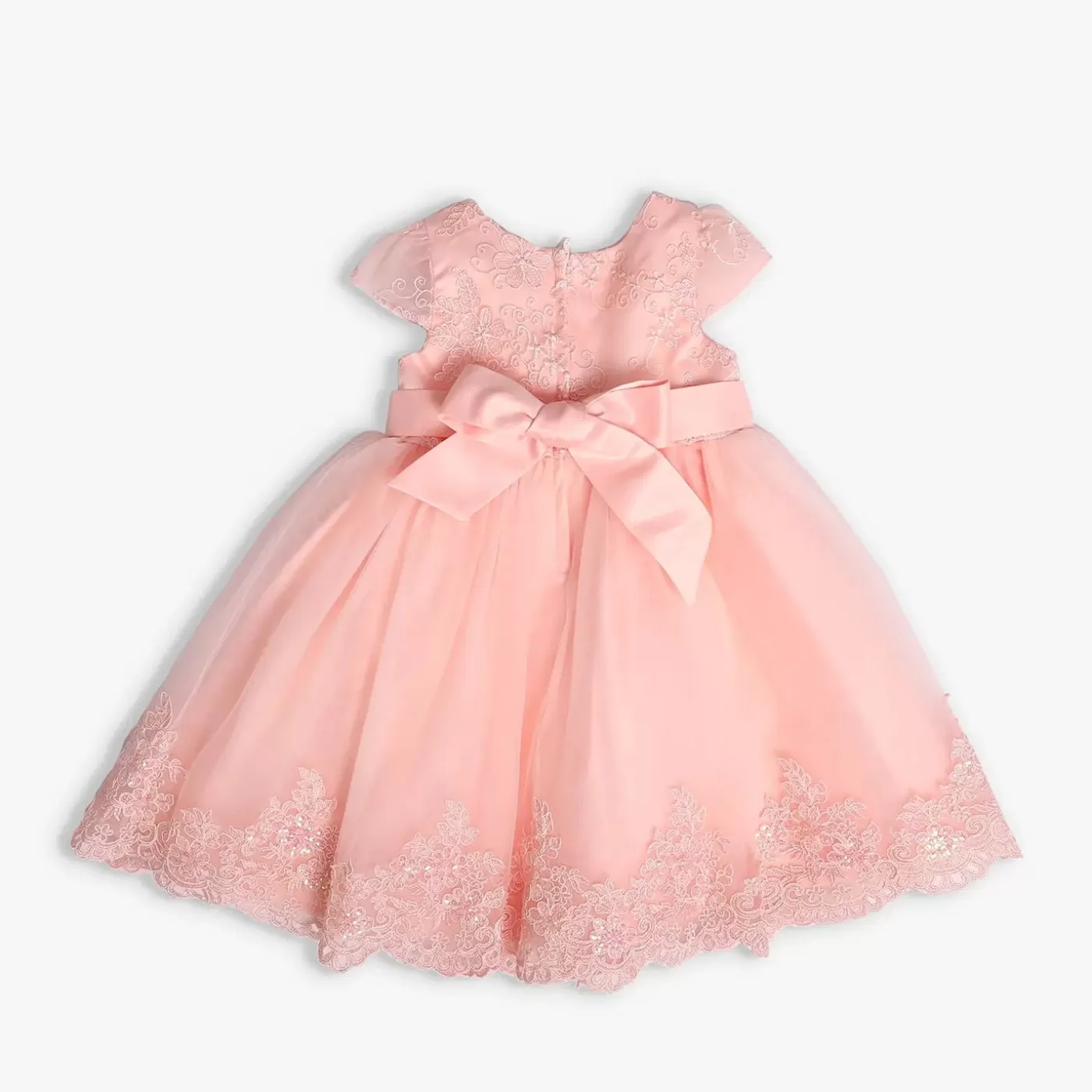 Ollies Place Girls' Pretty Peach Formal Occasion Dress< Party & Formal | Party & Formal