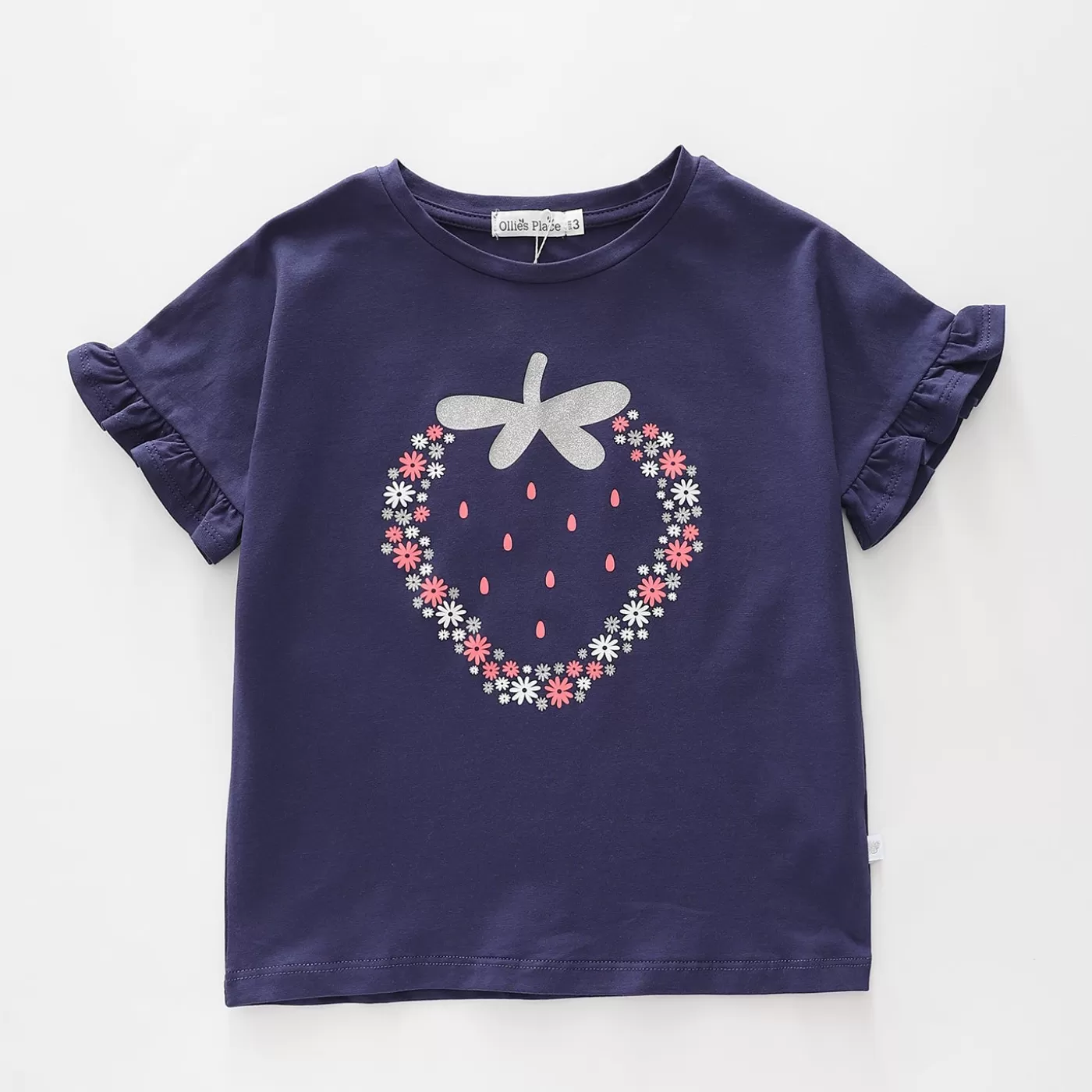 Ollies Place Girls Strawberry Blues Tee< T-Shirts & Tops