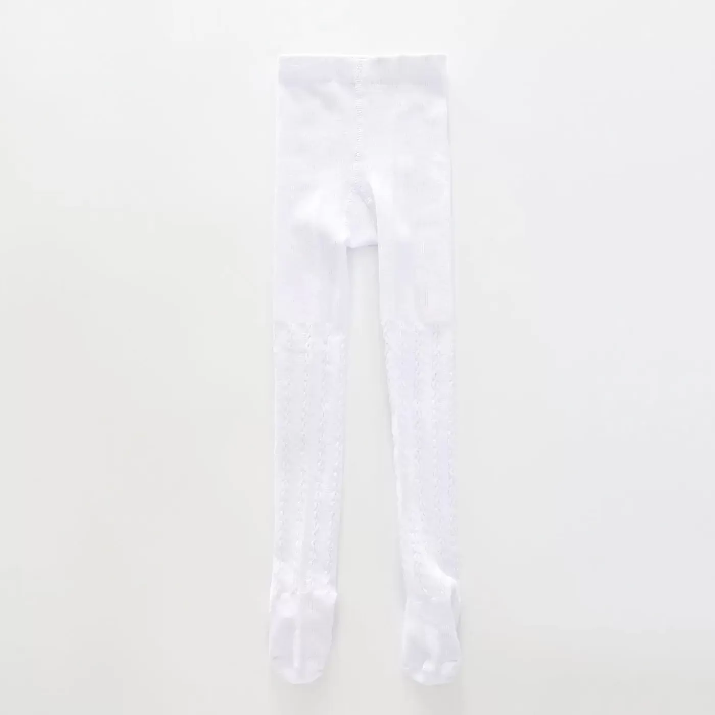 Ollies Place Girls White Cable Knit Tights< Socks & Tights