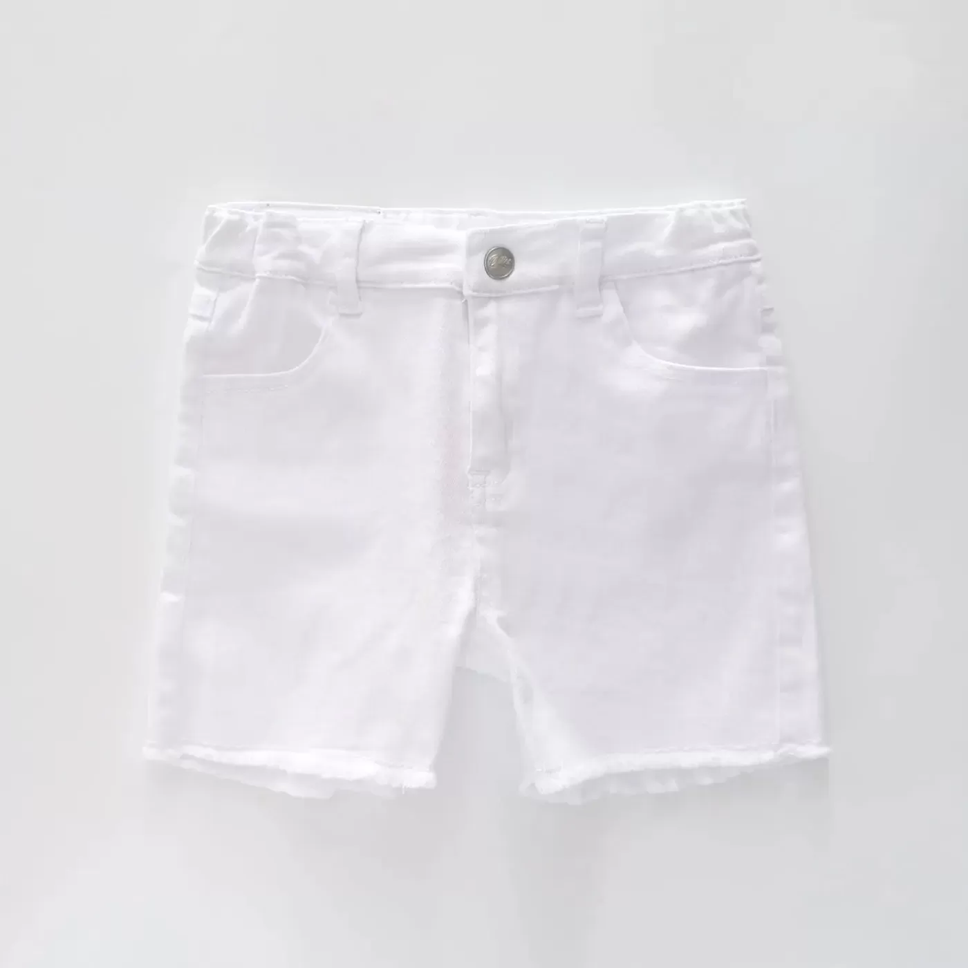 Ollies Place Girl's White Denim Shorts< Shorts & Skirts | 1 Year