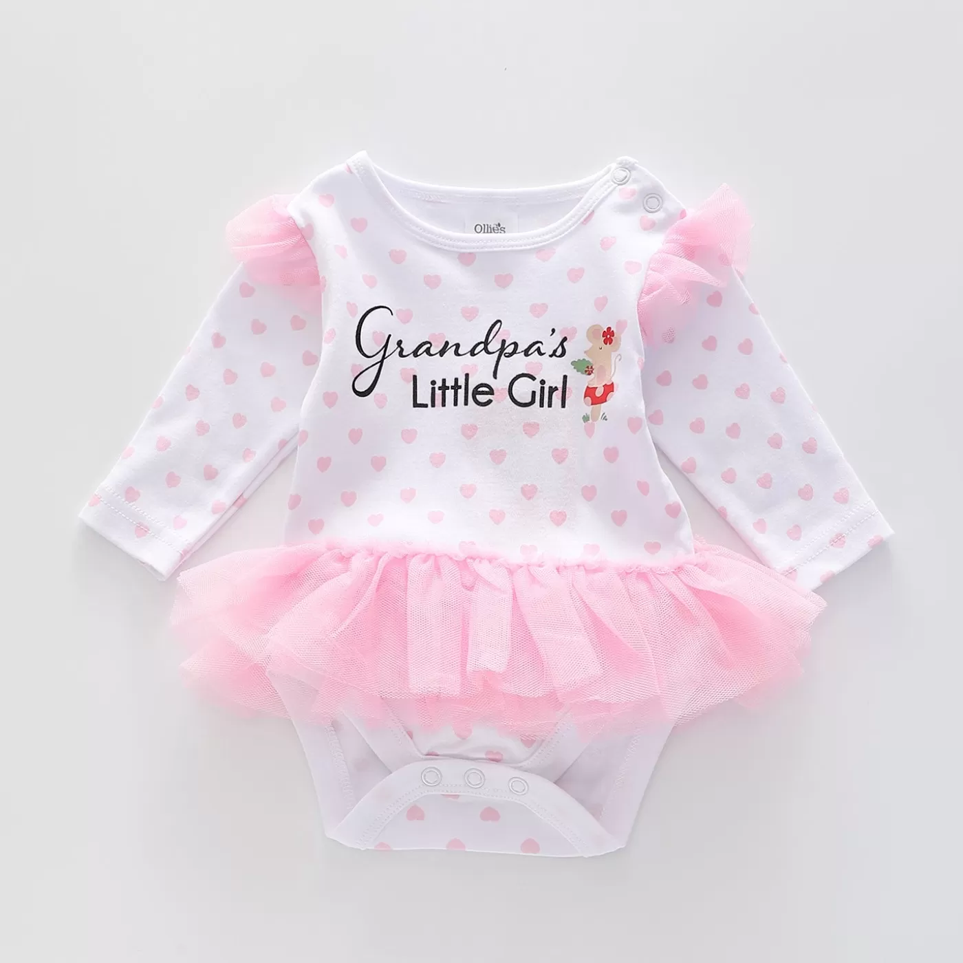 Ollies Place Grandpa's Little Girl, Tutu Bodysuit< Dresses