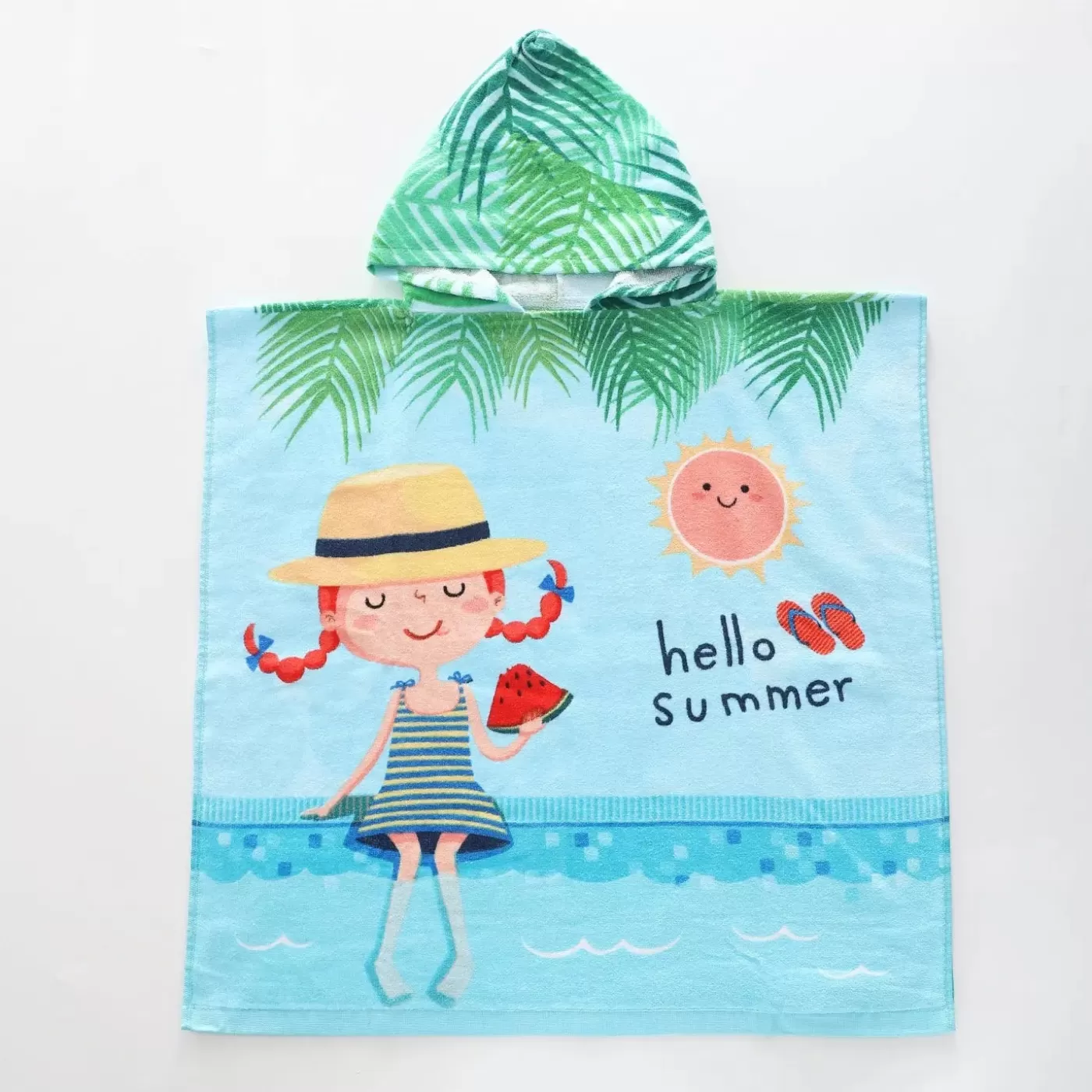 Ollies Place Hello Summer Hooded Towel< Prem | Swimwear