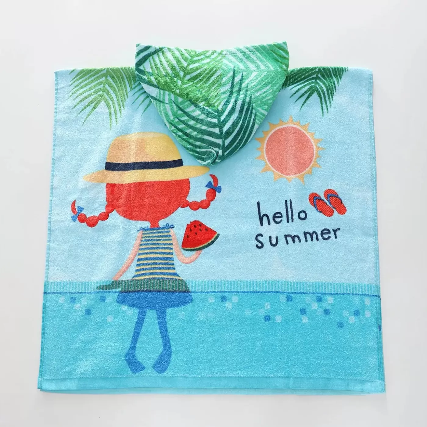 Ollies Place Hello Summer Hooded Towel< Prem | Swimwear