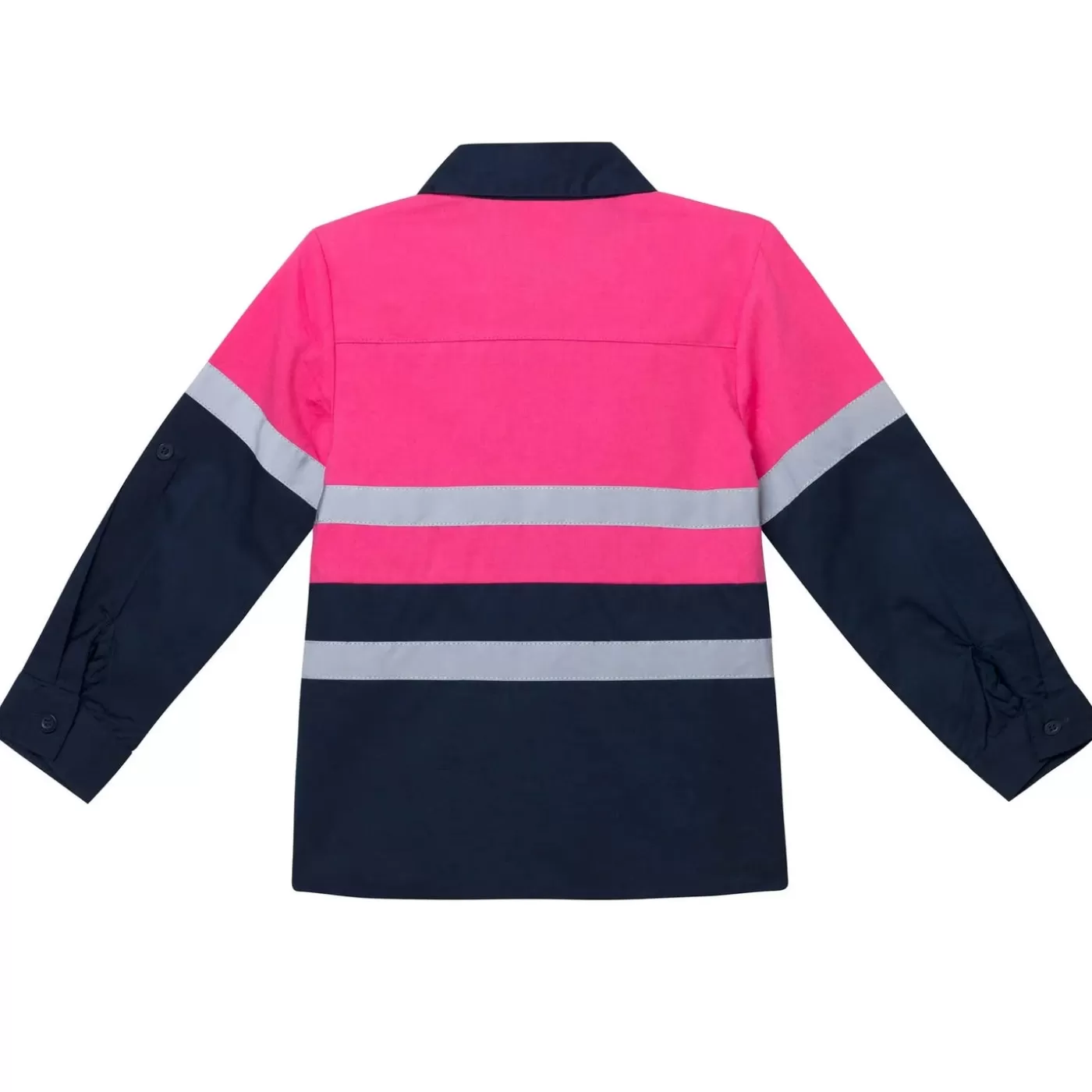 Ollies Place Hi Vis Tradie Work Shirt - Pink< Jackets & Outerwear