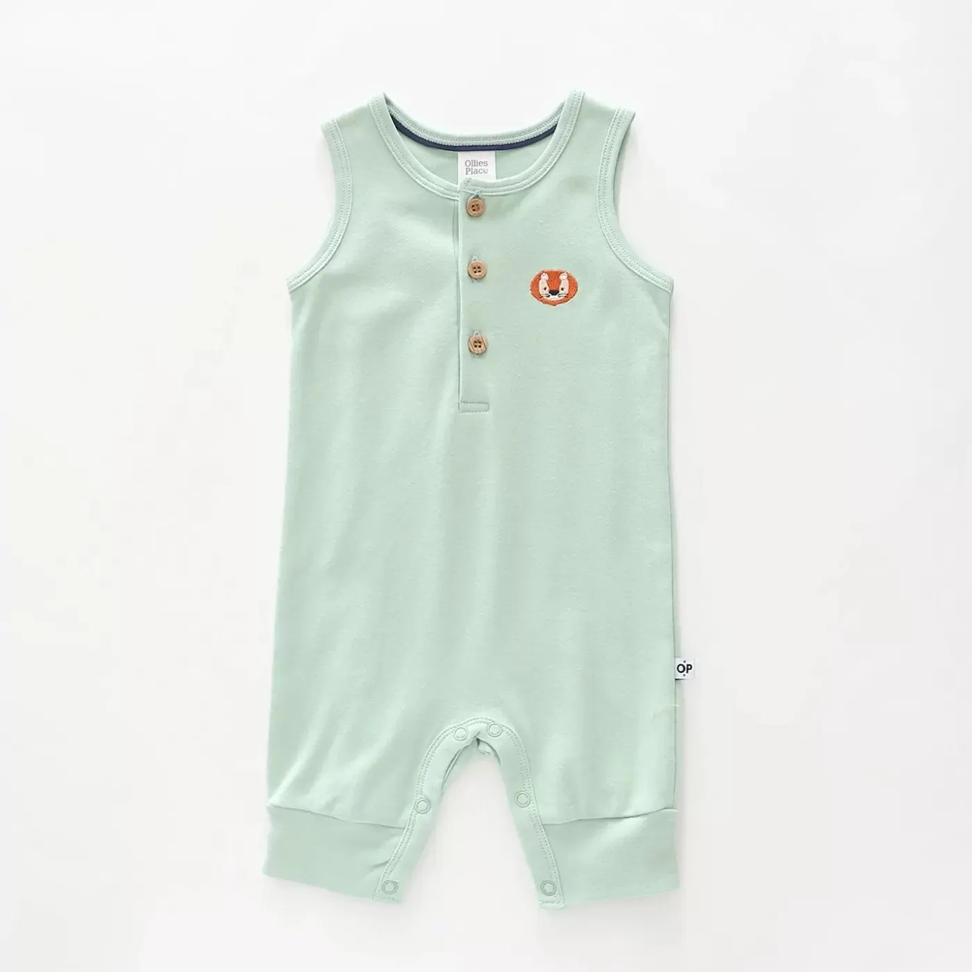 Ollies Place Hipster Green Bodysuit<BOY Rompers