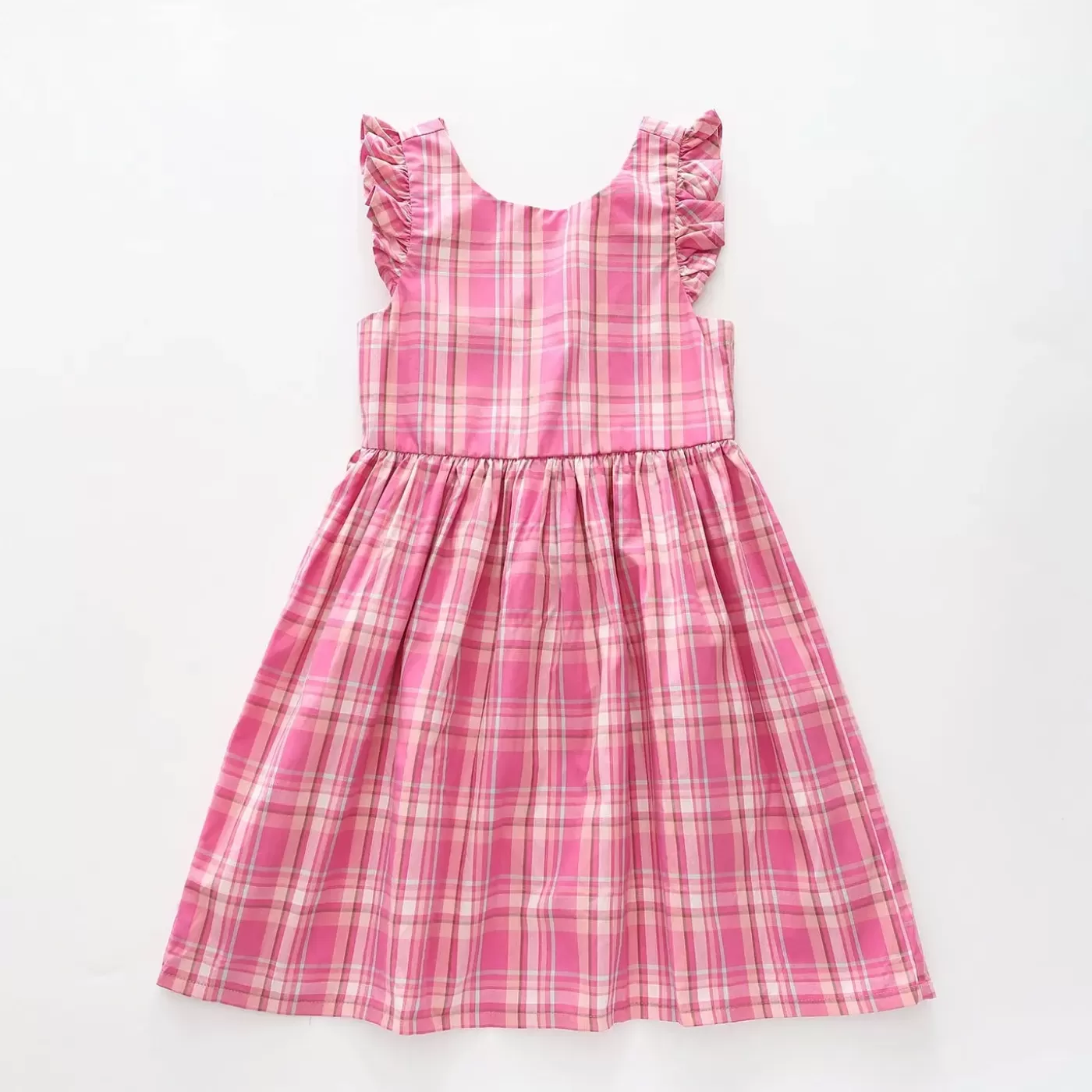 Ollies Place Hot Pink Check Dress< Dresses | 1 Year