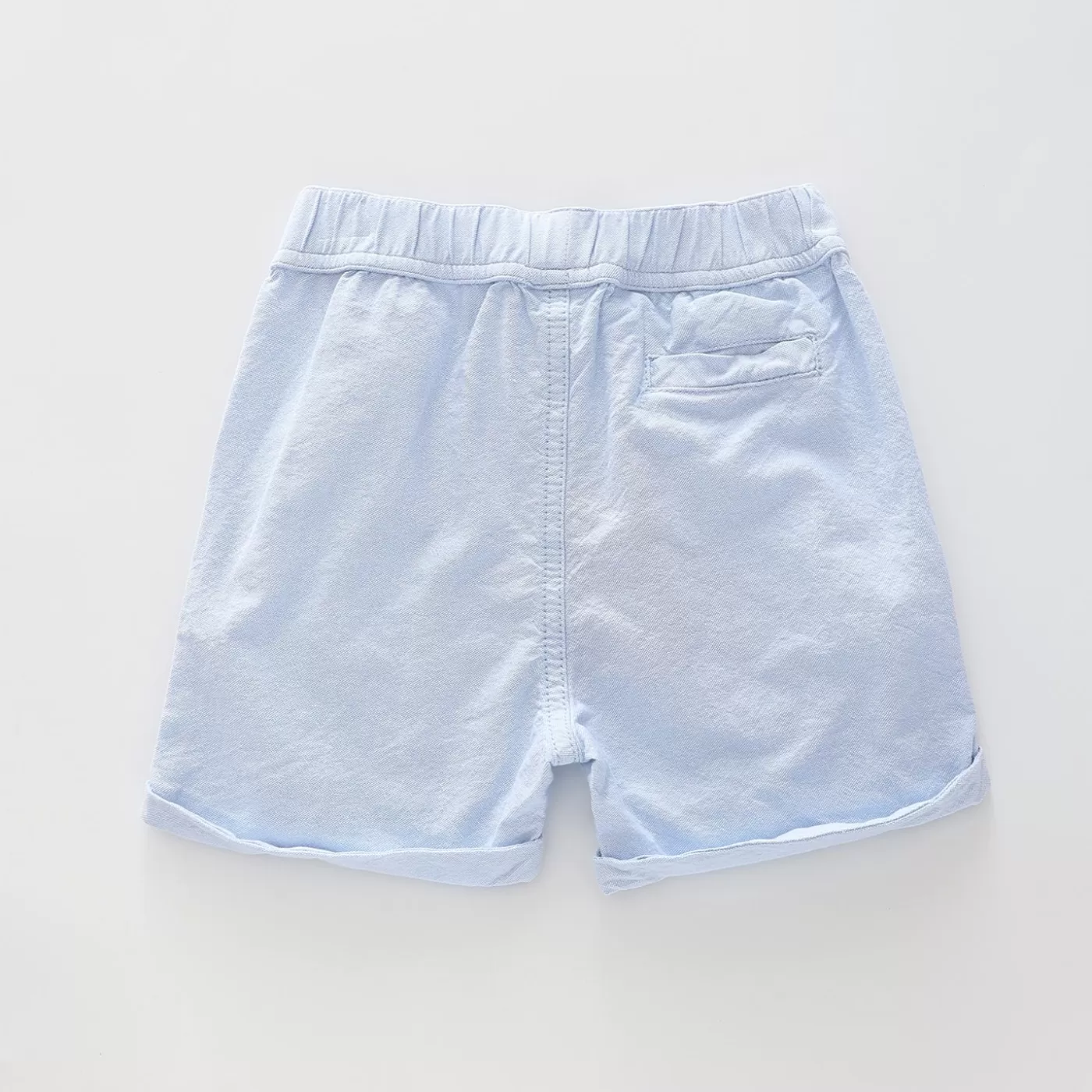 Ollies Place Infant and Toddler Boy's Blue Linen Shorts<BOY Shorts