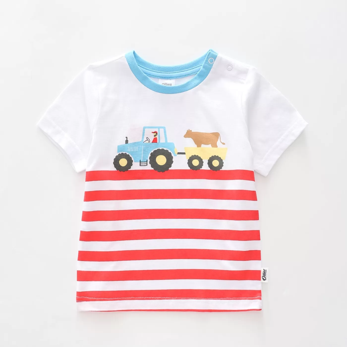 Ollies Place Infant Boys Tractor Time T-shirt<BOY Tops & T-Shirts