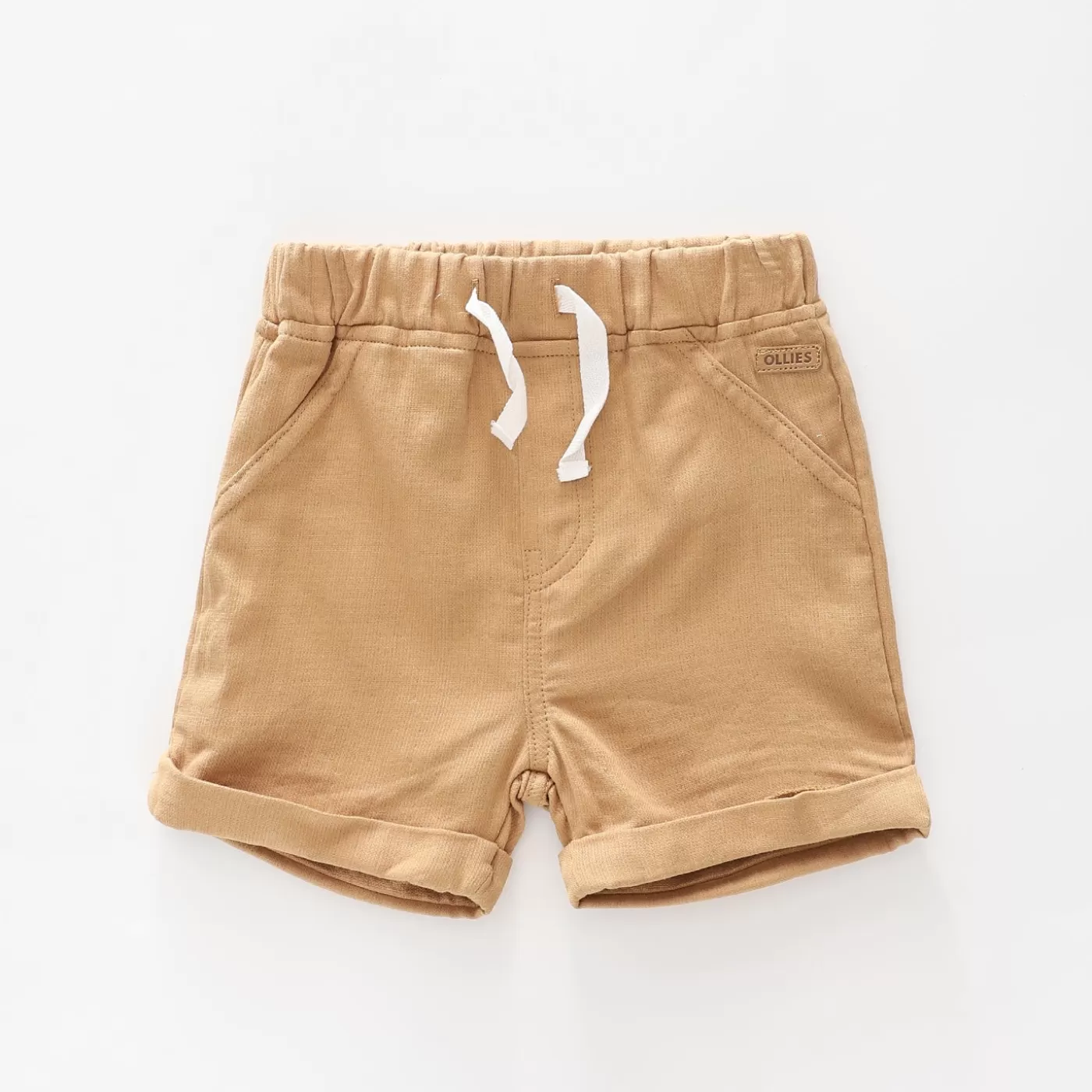 Ollies Place Infant Boys Woven Cotton Shorts<BOY Shorts